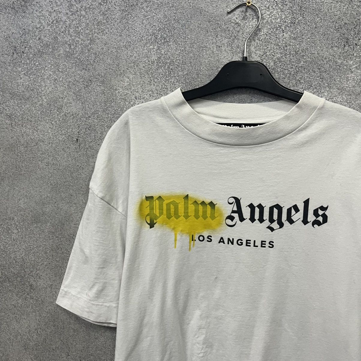 Palm Angels Palm Angels t shirt big logo white size L Size US L / EU 52-54 / 3 - 3 Thumbnail