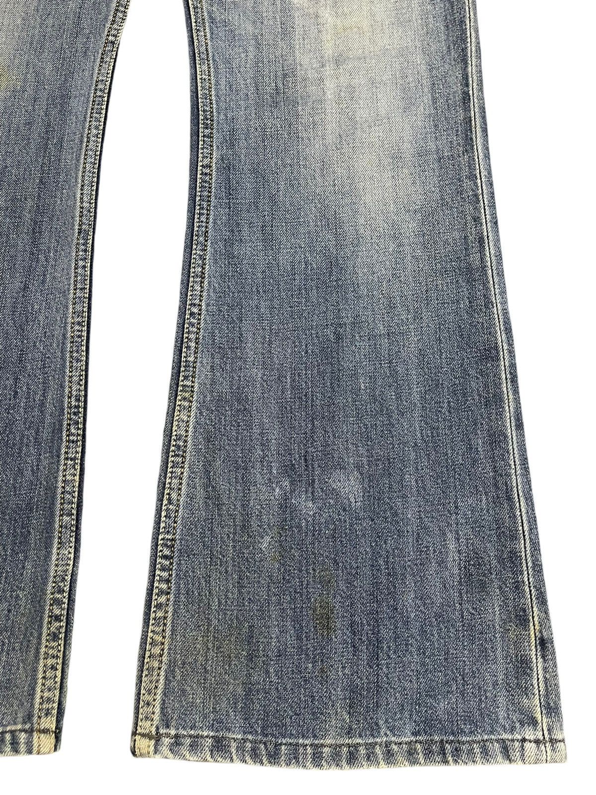 Diesel Vtg 90s Diesel Industry Faded Wash Distress Wide Leg Bootcut Size US 32 / EU 48 - 8 Thumbnail