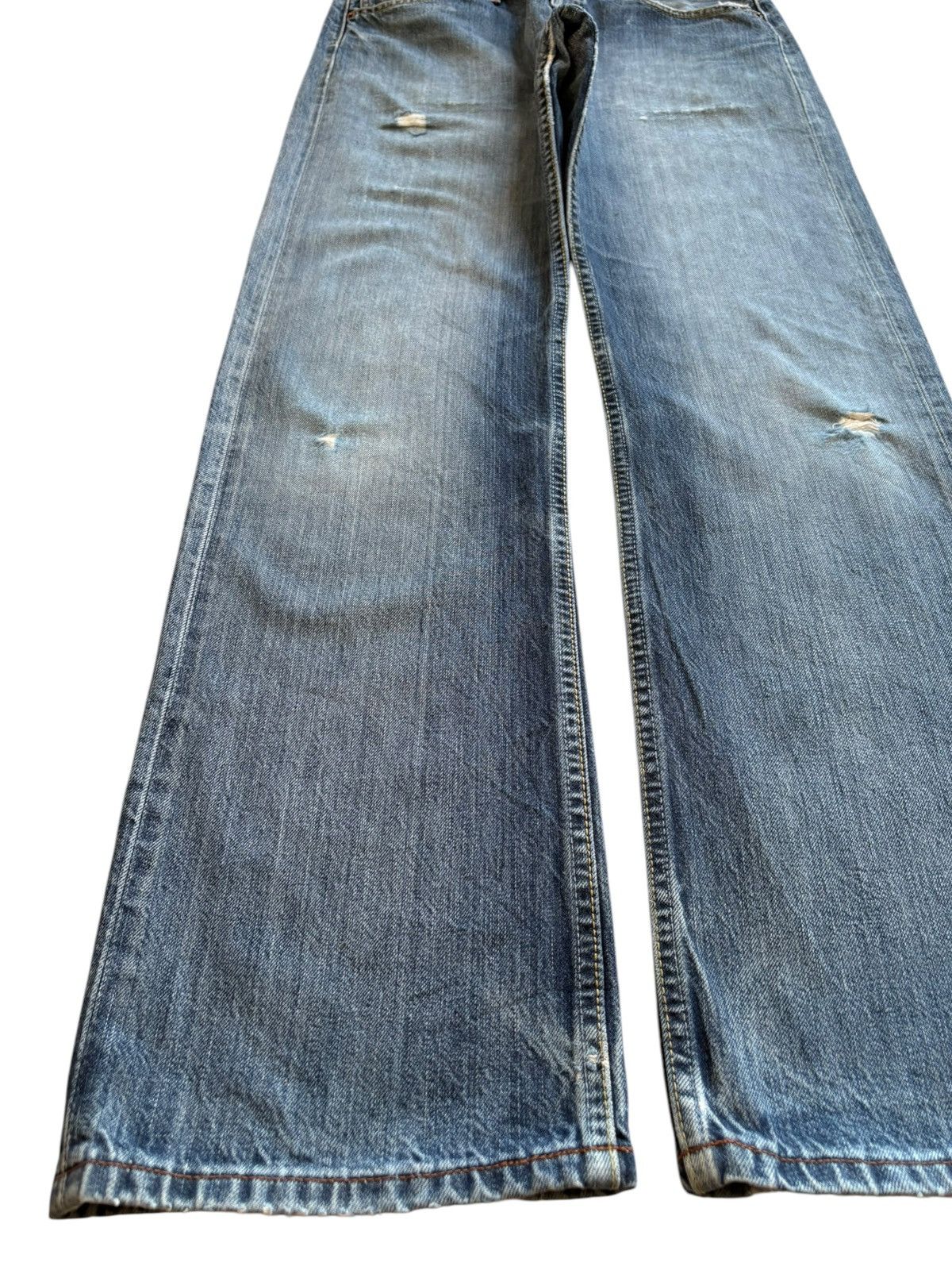 Levi's Vintage 90s Levis 501 Blue Wash Distressed Baggy Jeans Size US 32 / EU 48 - 6 Thumbnail