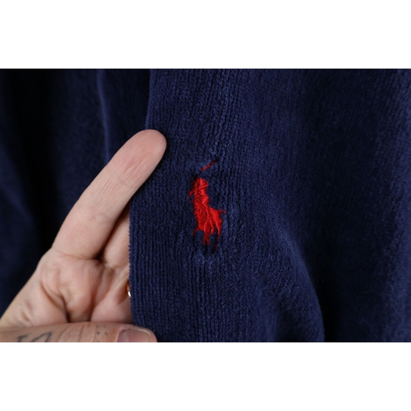 Ralph Lauren × Vintage Vintage 90s Ralph Lauren Faded Heavyweight Terry Cloth Robe Size US M / EU 48-50 / 2 - 5 Thumbnail