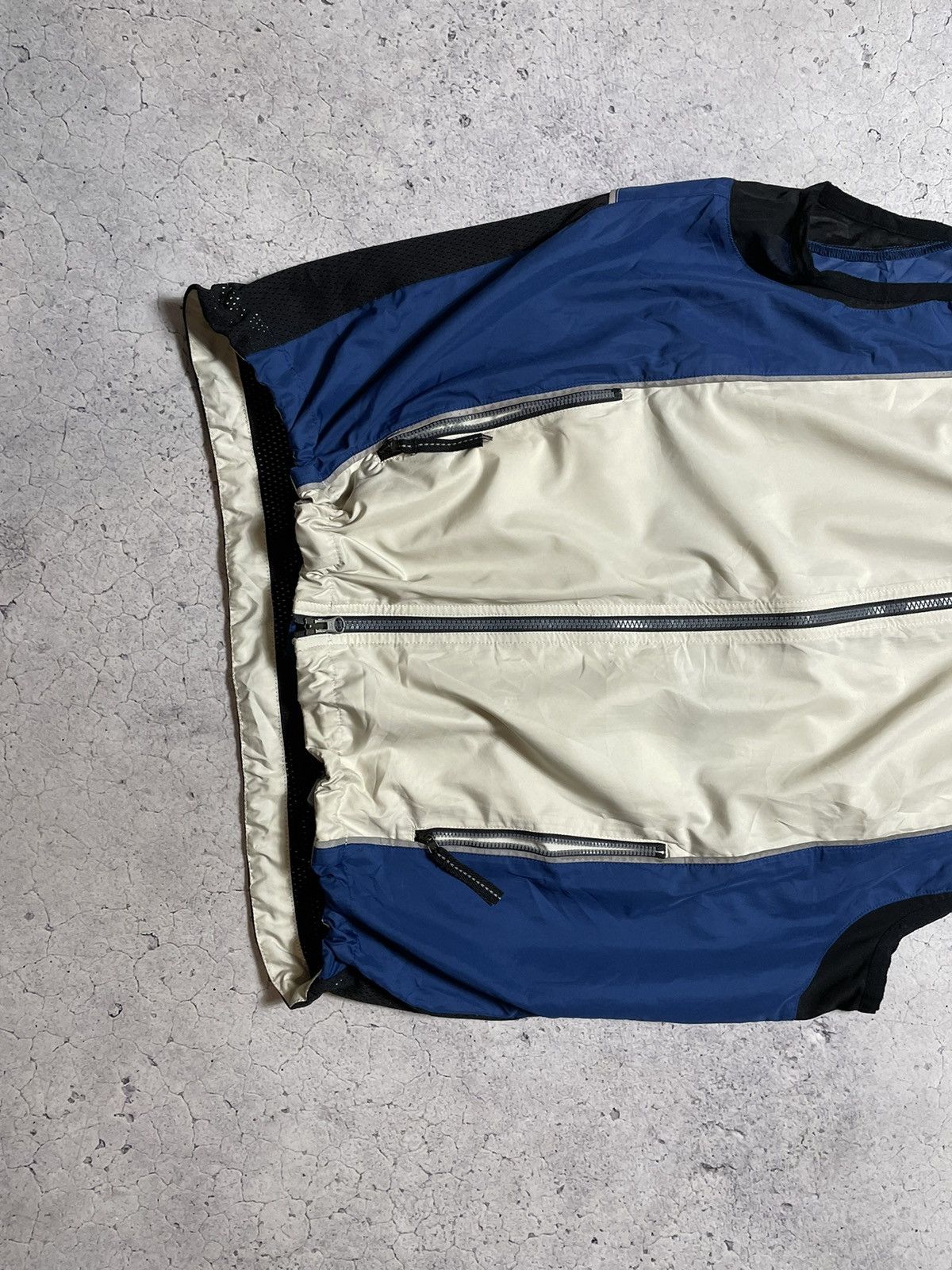 Nike × Vintage Vintage 90's Nylon Nike Drill Swoosh Vest Y2K Size US XL / EU 56 / 4 - 18 Thumbnail