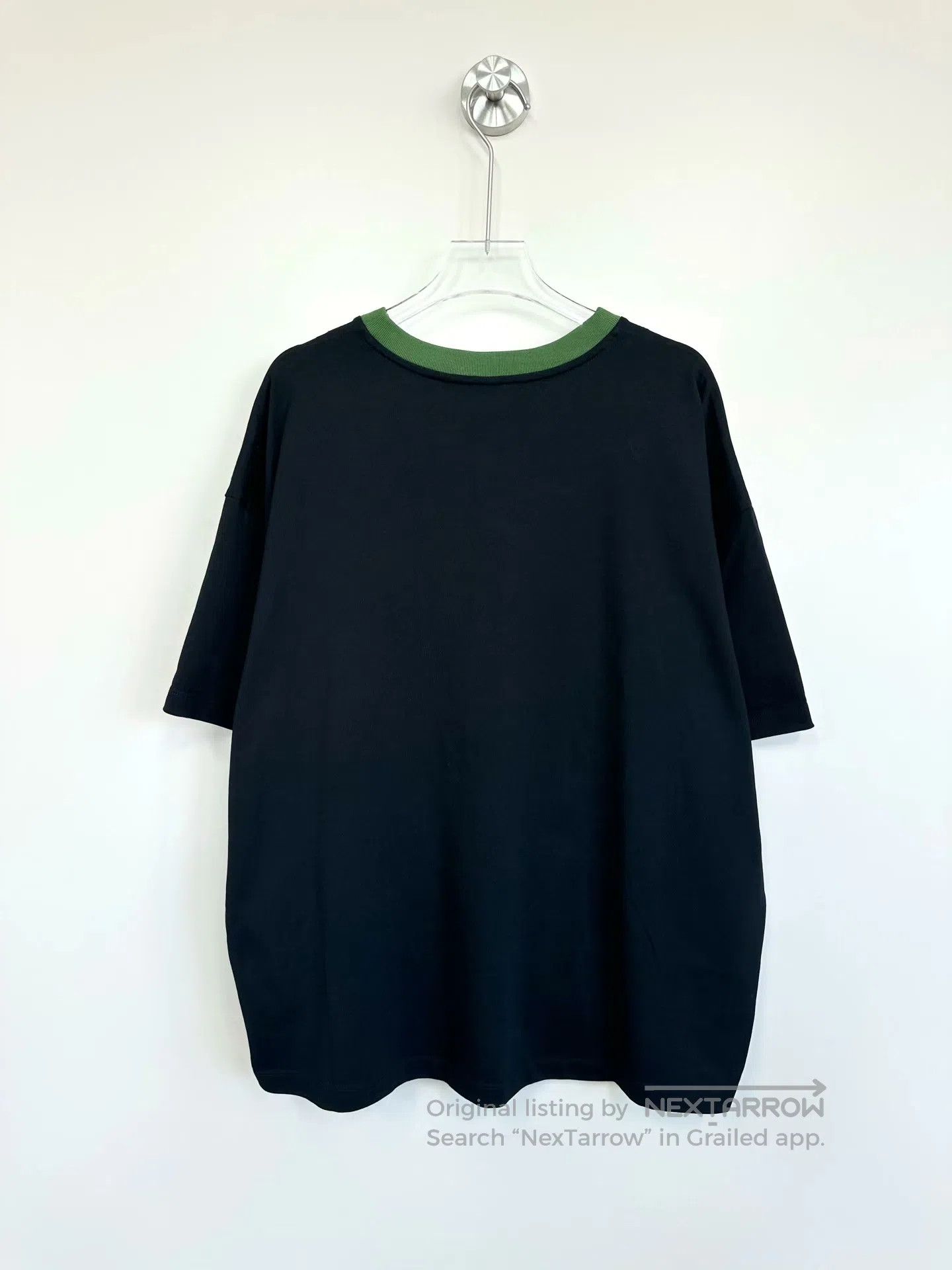 Loewe Loewe Black embroidered letter logo short-sleeve T-shirt| Size US XS / EU 42 / 0 - 2 Thumbnail