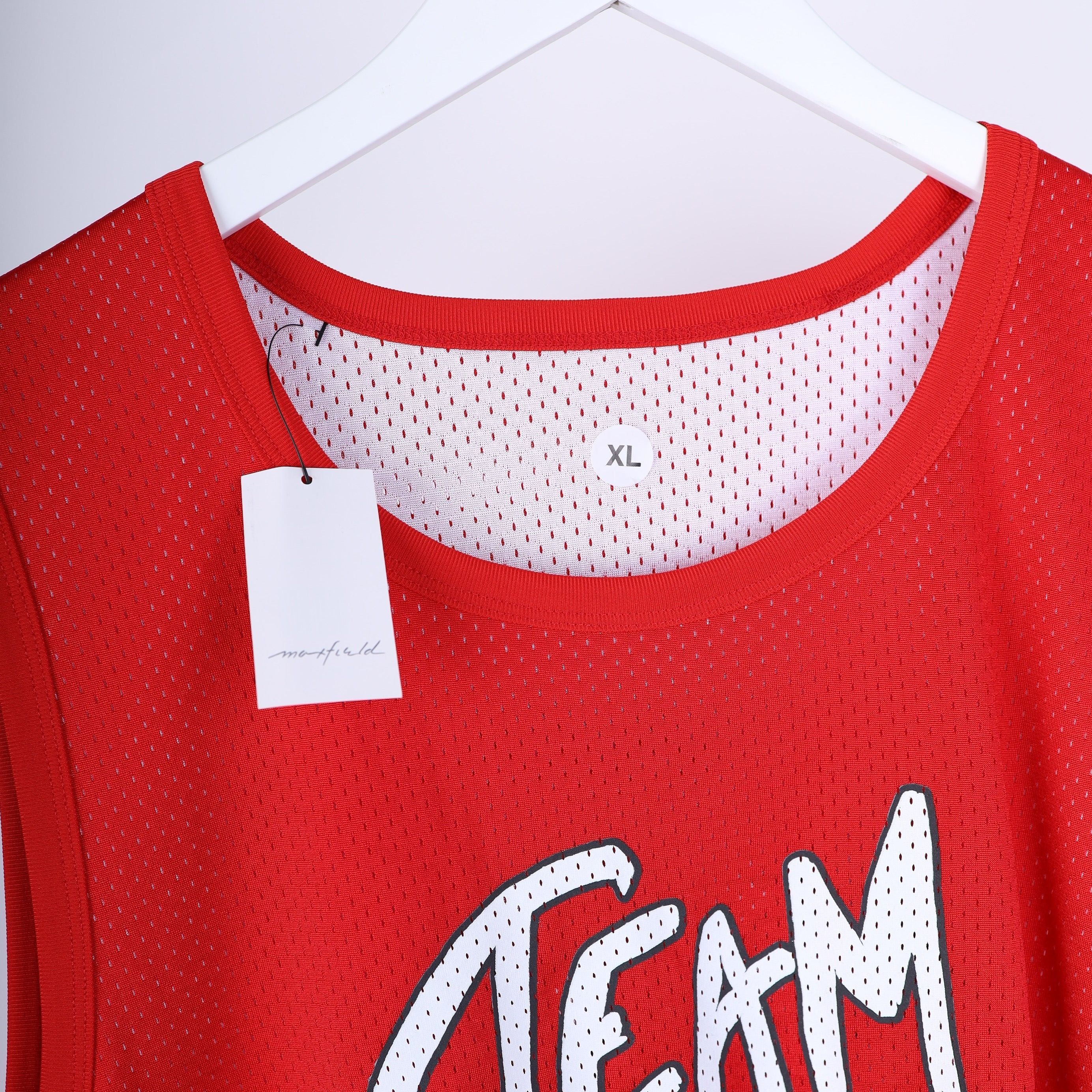 Chrome Hearts RED MESH 'FORM' CH TEAM STADIUM TANK TOP JERSEY MATTY BOY Size US XL / EU 56 / 4 - 6 Thumbnail