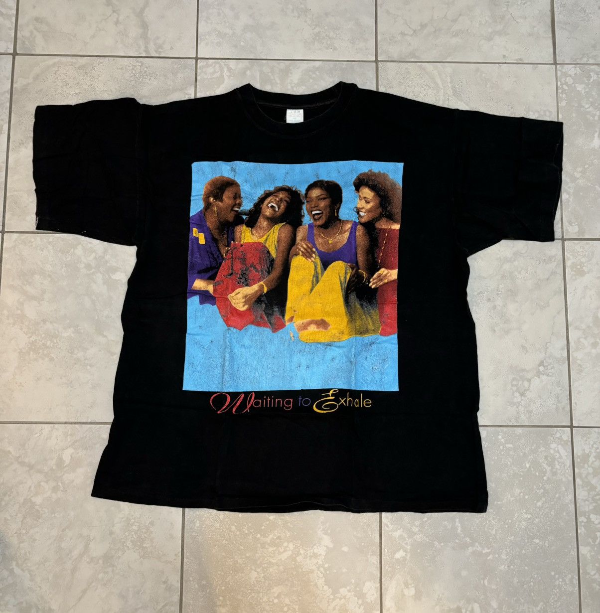 Rap Tees × Vintage Rare Vintage 90s Waiting to Exhale Whitney Houston Rap Tee Size US XXL / EU 58 / 5 - 1 Thumbnail