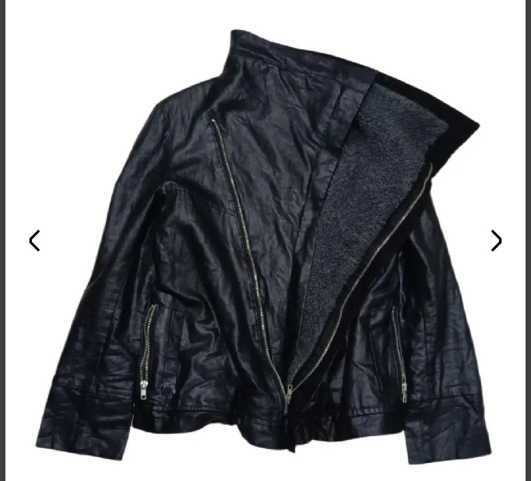 Ekam VKEI WAXED ASYMMETRIC JACKET Size S / US 4 / IT 40 - 6 Thumbnail