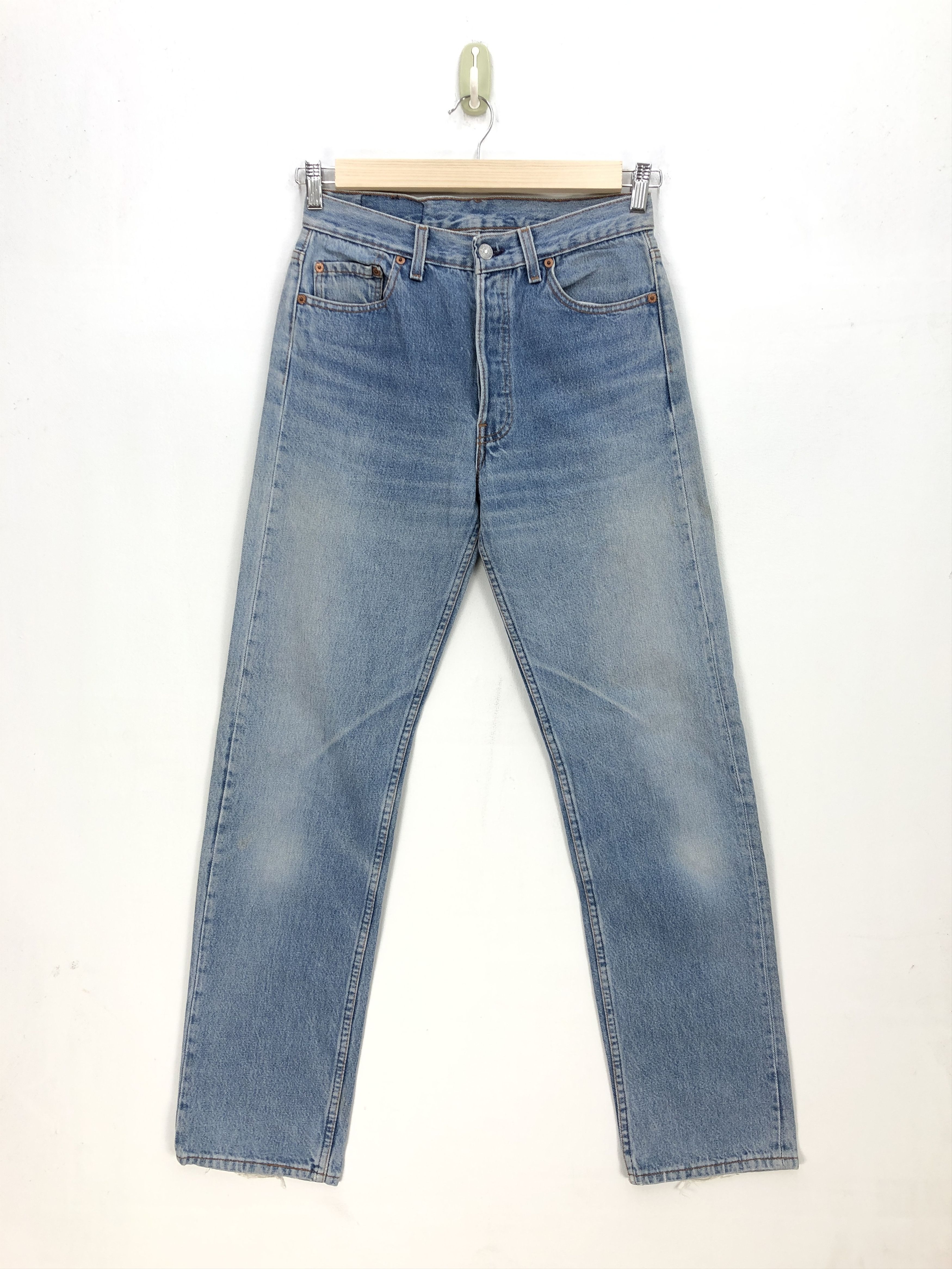 Levi's × Vintage Vintage Levis 501 Sun Faded Jeans Levi's Light Wash Denim Size 28" / US 6 / IT 42 - 1 Thumbnail