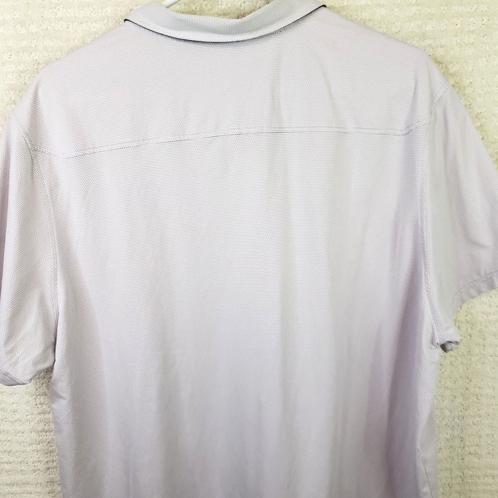 Rhone Rhone Pique Polo Shirt Mens XXL Light Gray Short Sleeve Performance Pullover 2 Buttons Casual Activewear Workwear Shirt Size US XXL / EU 58 / 5 - 7 Thumbnail