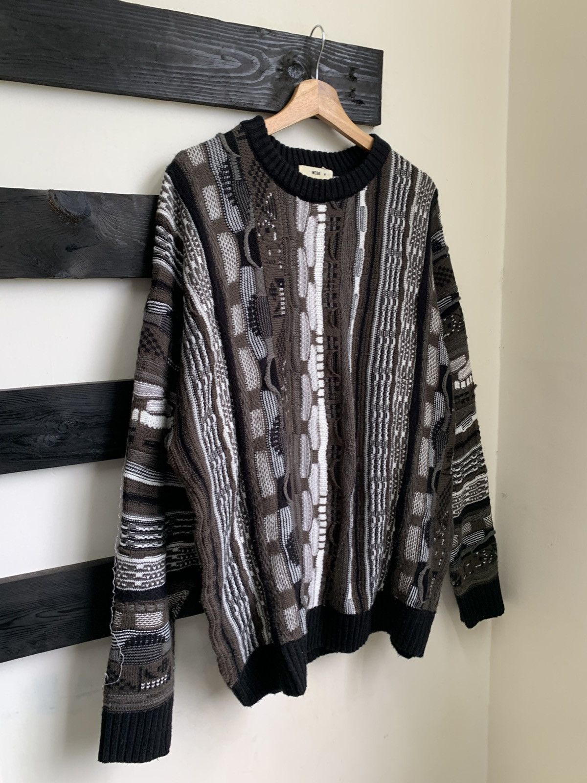Coogi × Vintage Vintage 90s Wego Coogi Inspired 3D Knit Size US XL / EU 56 / 4 - 2 Thumbnail