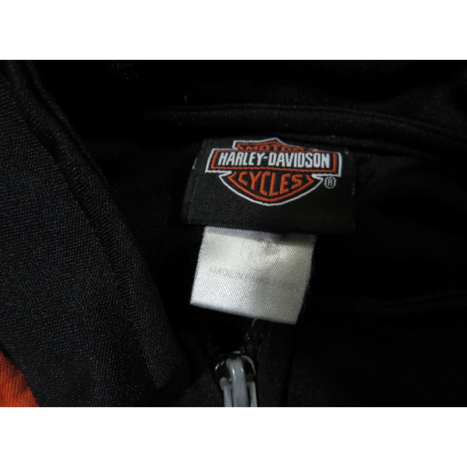 Harley Davidson Harley-Davidson Motorcycle Black Orange Women's Full Zip Soft Shell Jacket Size M / US 6-8 / IT 42-44 - 3 Thumbnail