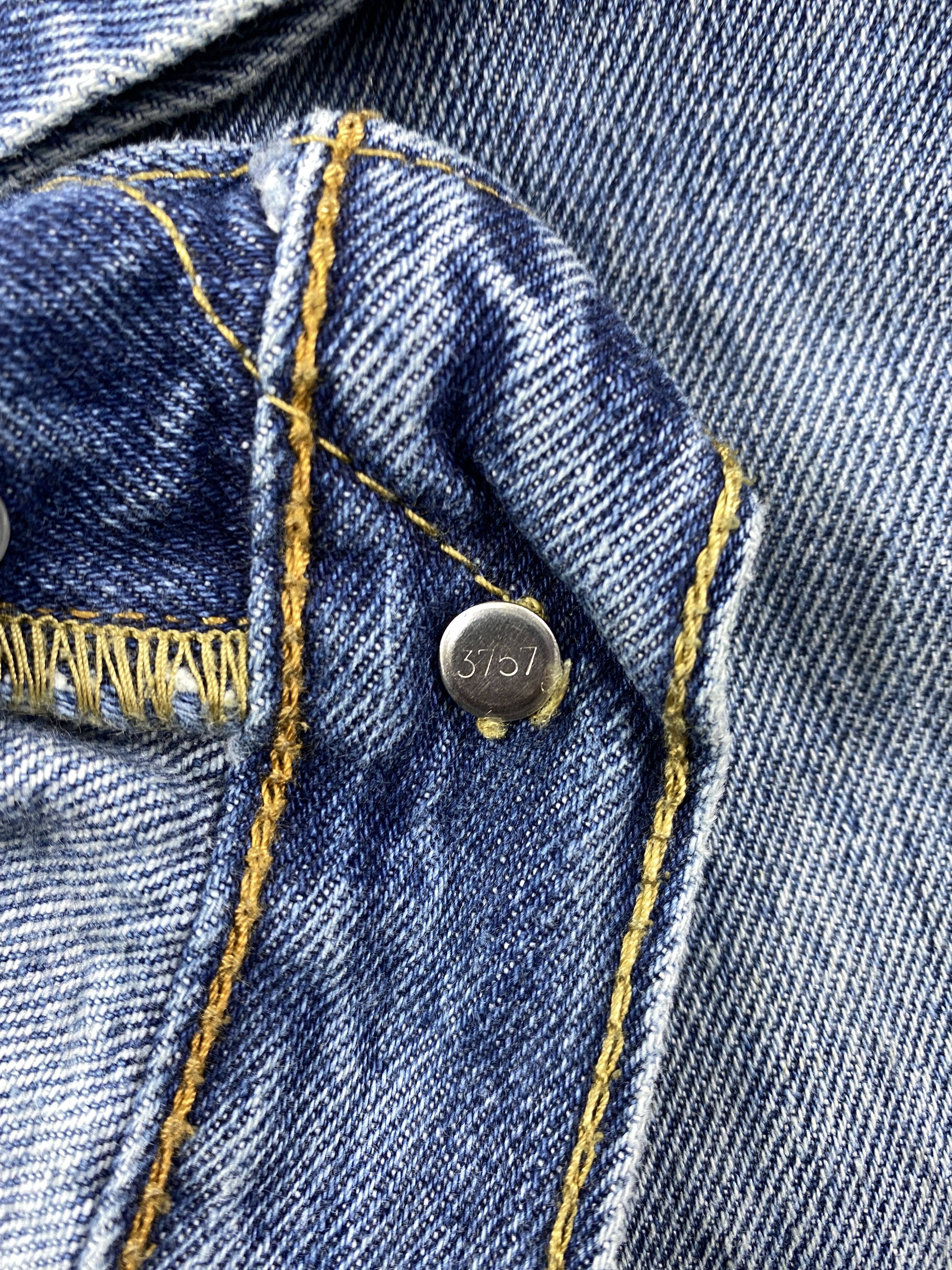 Japanese Brand Mid Blue Vintage Levi's 501 Jeans 38x35 Denim -JN1640 Size US 38 / EU 54 - 6 Thumbnail