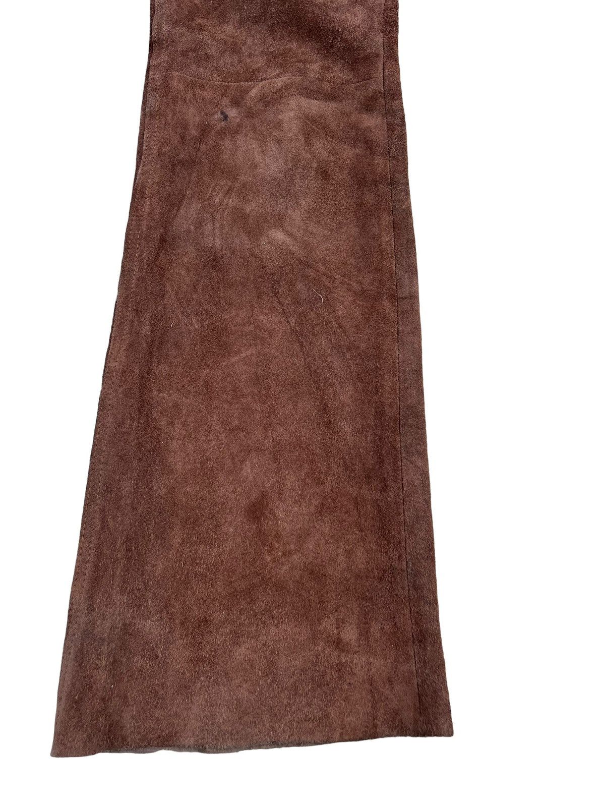 Hysteric Glamour Vintage Hysteric Glamour Kinky Jeans Suede Leather Flare Size US 28 / EU 44 - 13 Thumbnail