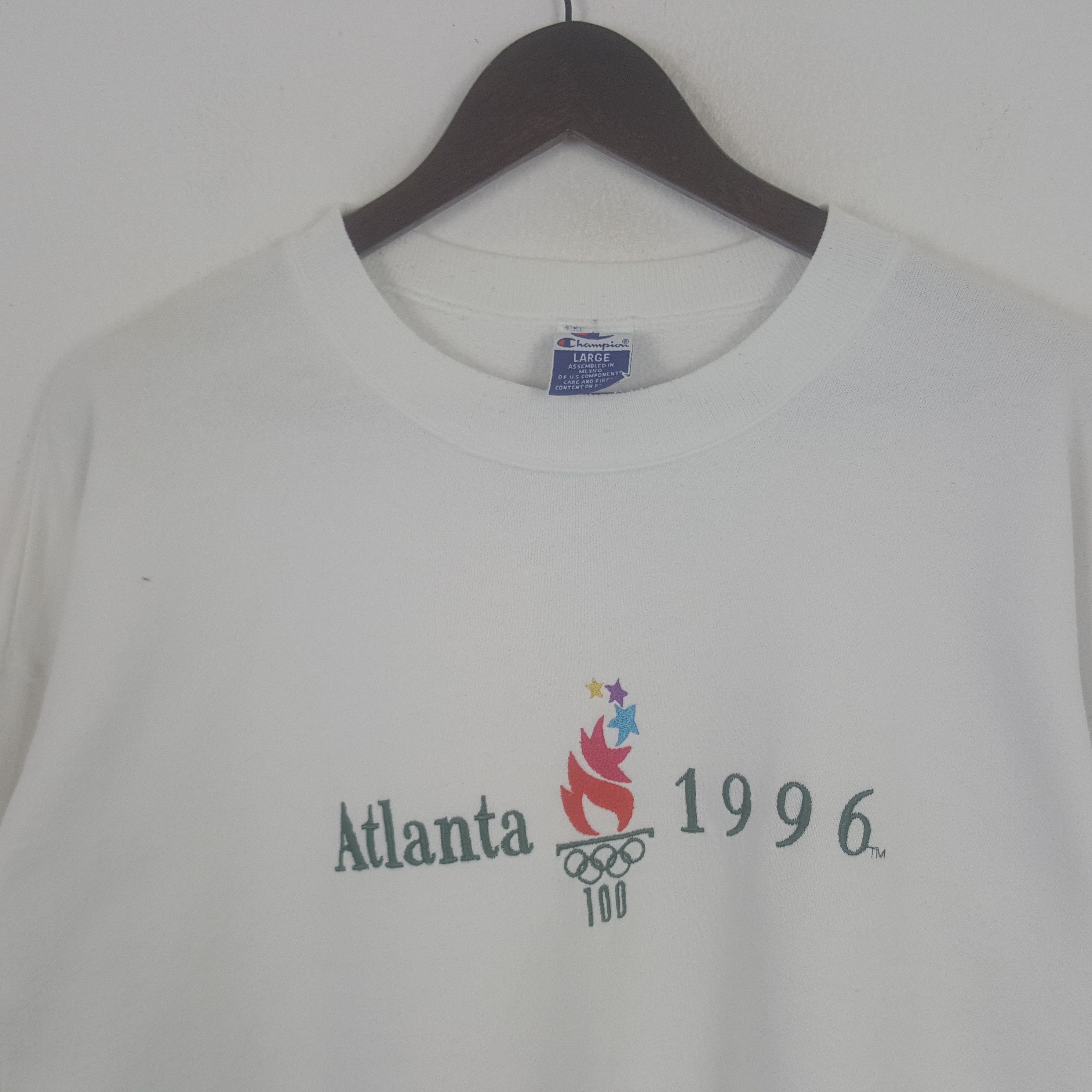 USA Olympics × Vintage Vintage Olympic Atlanta 1996 Sweatshirt Size US L / EU 52-54 / 3 - 2 Thumbnail
