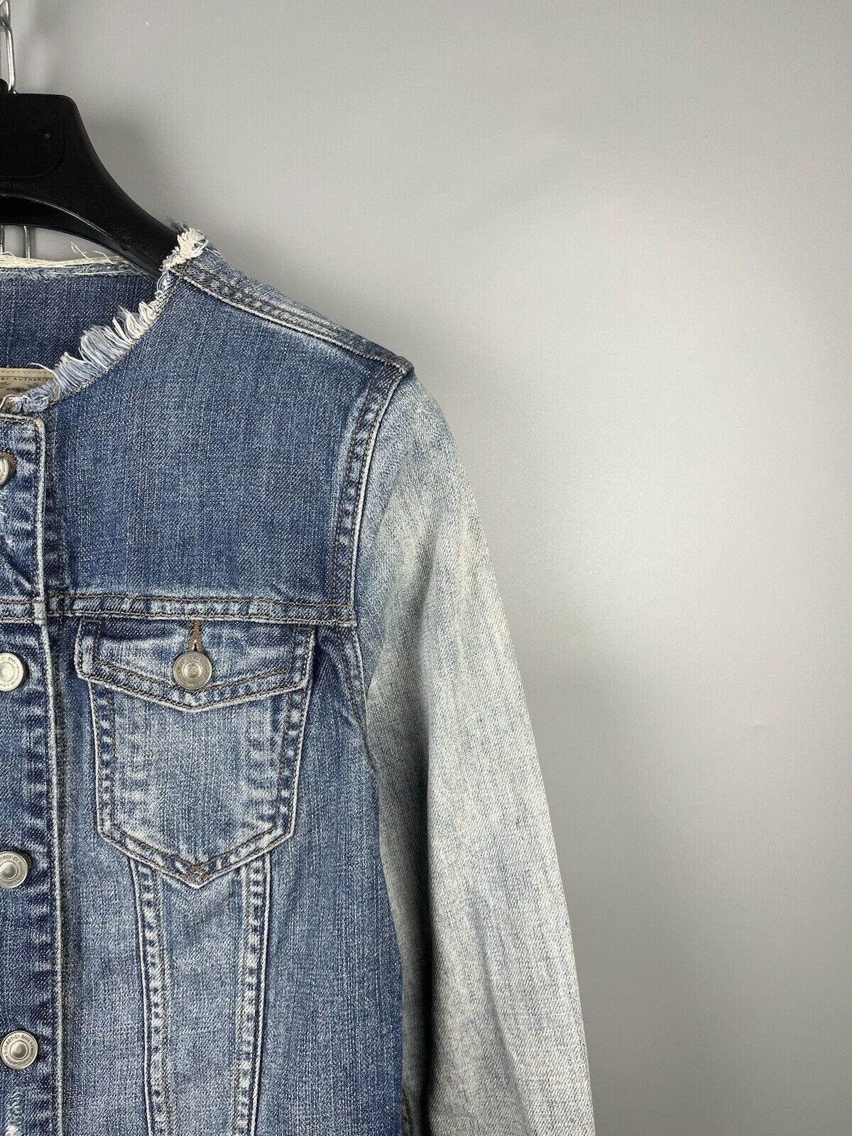 Allsaints Allsaints Womens Aya Denim Casual Jacket Size S / US 4 / IT 40 - 6 Thumbnail