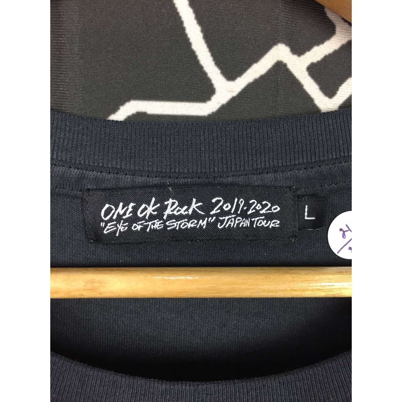 Band Tees × Japanese Brand × Vintage One Ok Rock Japanese Rock Band Eye Of The Storm Tour Tee Size US L / EU 52-54 / 3 - 11 Thumbnail