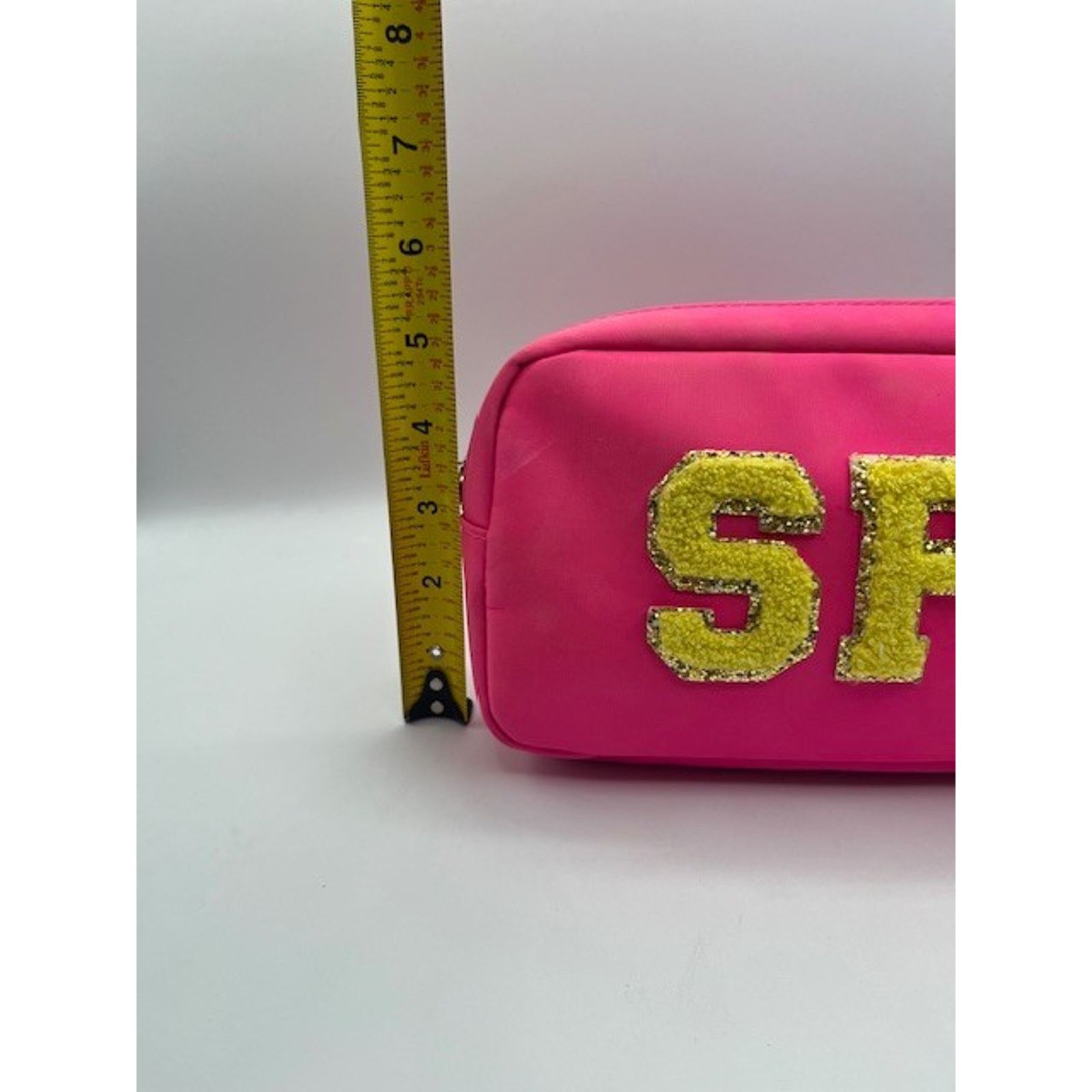 Other Pink & Yellow Sunscreen Bag SPF Waterproof Toiletry Pouch Size ONE SIZE - 7 Thumbnail