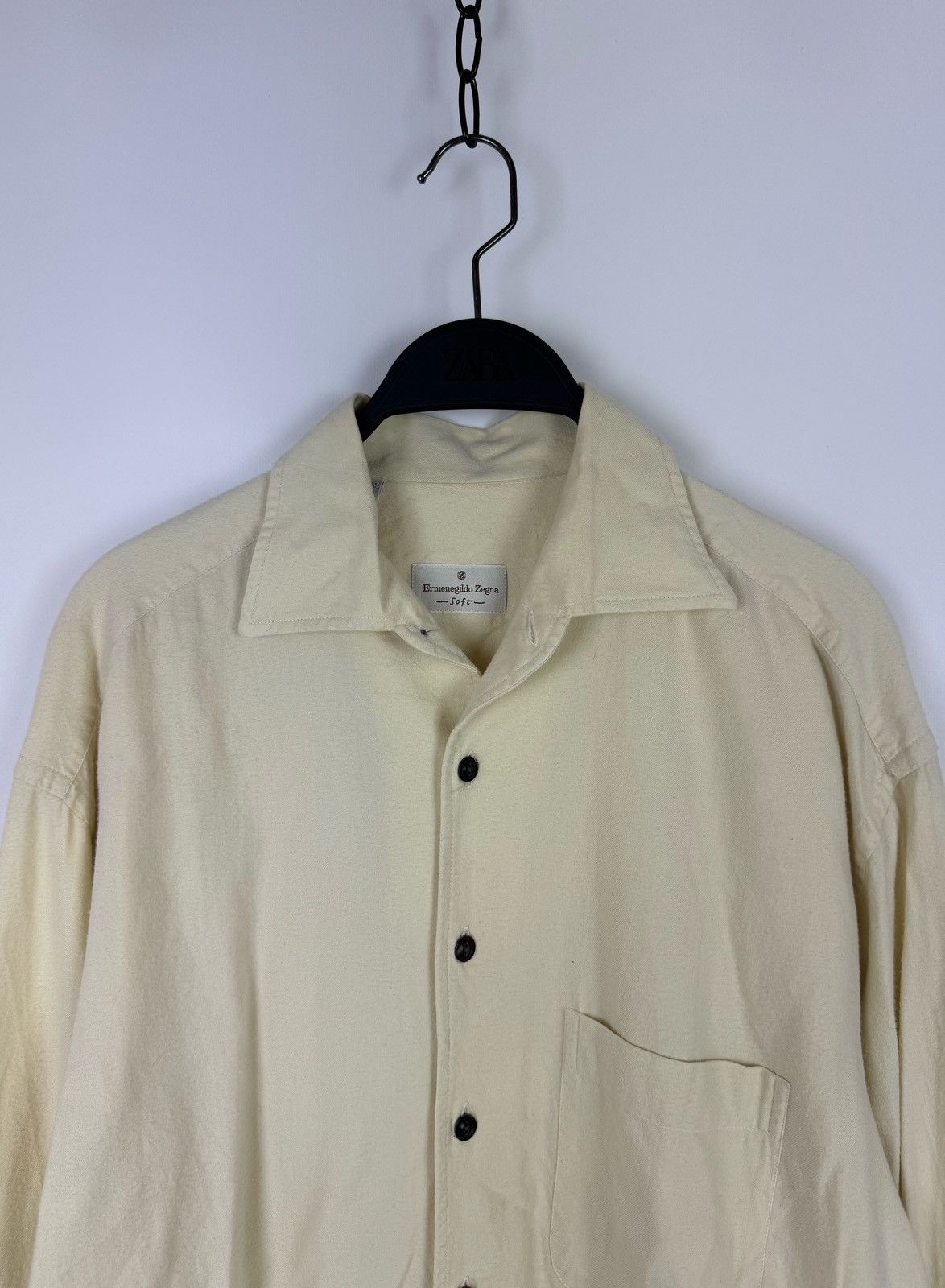 Ermenegildo Zegna Ermenegildo Zegna Soft Pocket Buttons Shirt Size US L / EU 52-54 / 3 - 7 Thumbnail