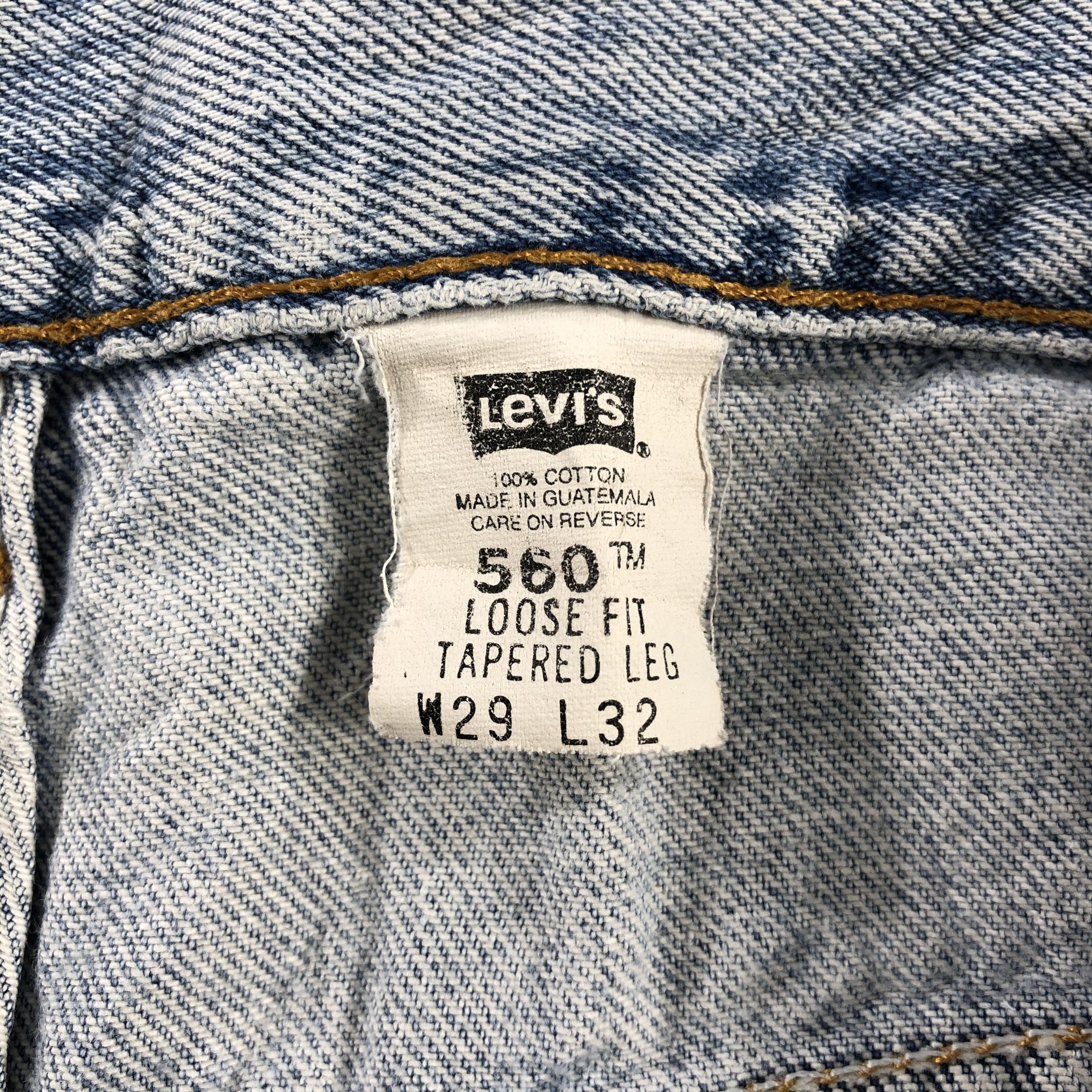 Levi's Vintage Levis 505 Jeans Distressed Denim KJ836 Size US 31 - 12 Thumbnail