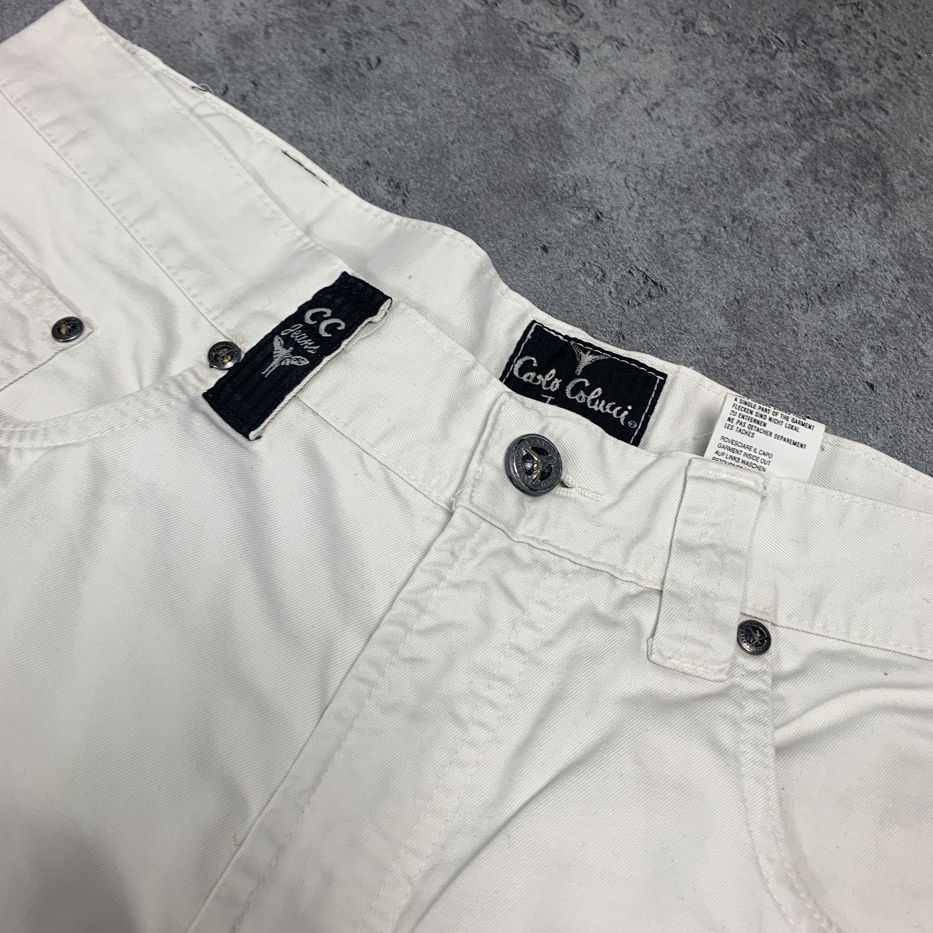 Carlo Colucci Carlo Colucci cream pants - W36 Size US 36 / EU 52 - 4 Thumbnail