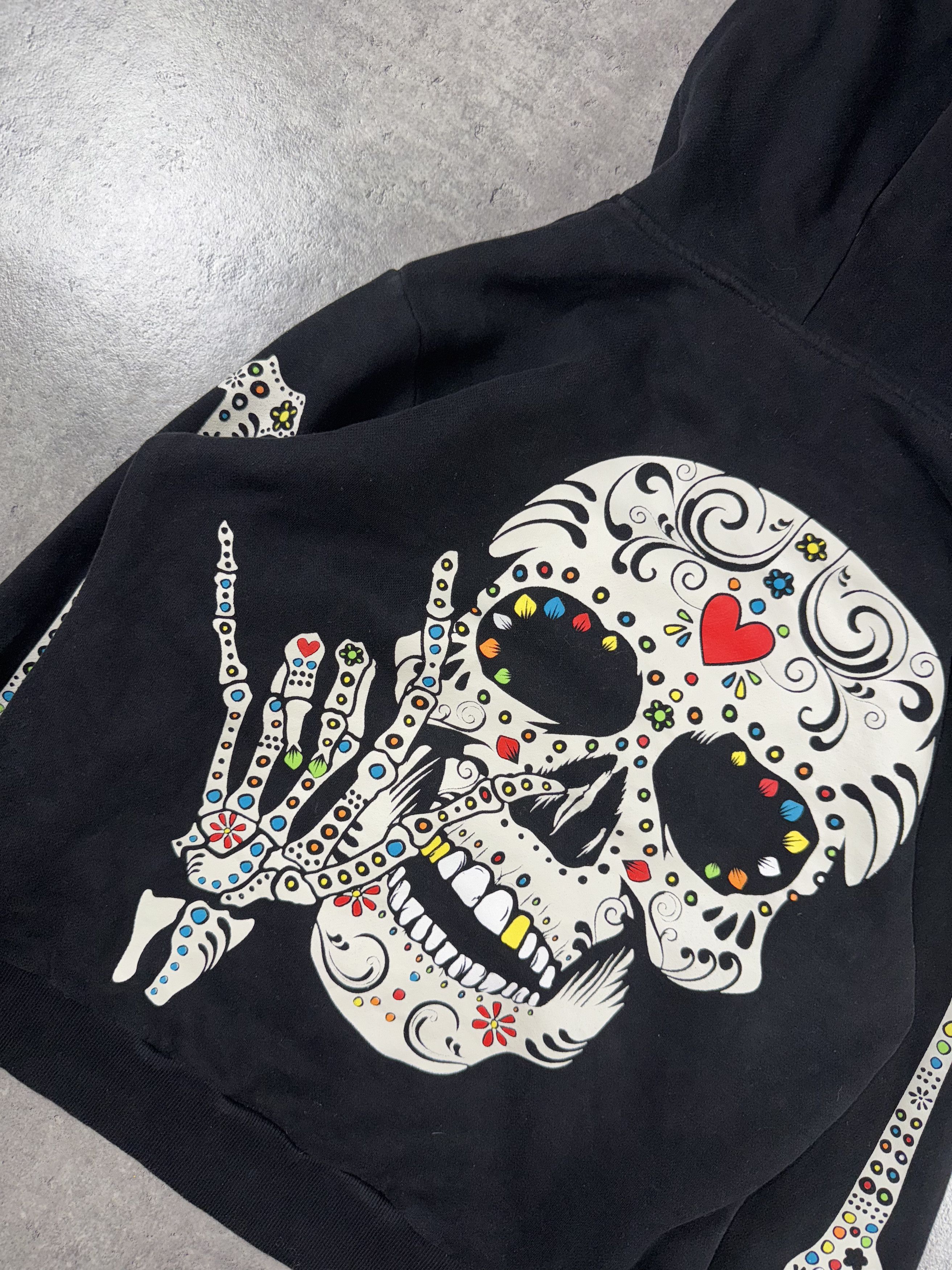 Japanese Brand Vintage Skull Full Zip Hoodie 90/00s Size US M / EU 48-50 / 2 - 5 Thumbnail