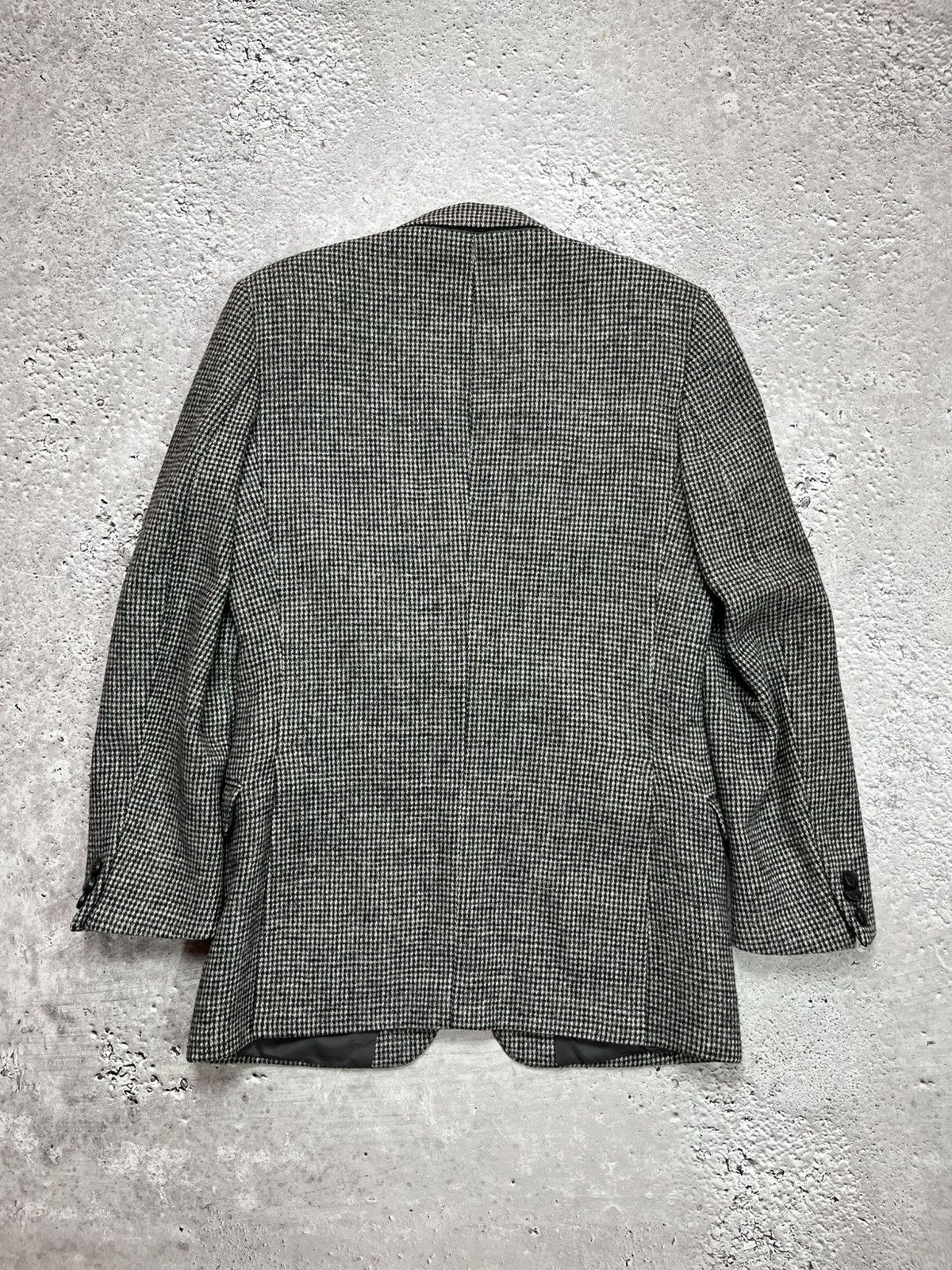 Harris Tweed Vintage Harris Tweed Houndstooth Wool Blazer Jacket Size L Size 40R - 9 Thumbnail