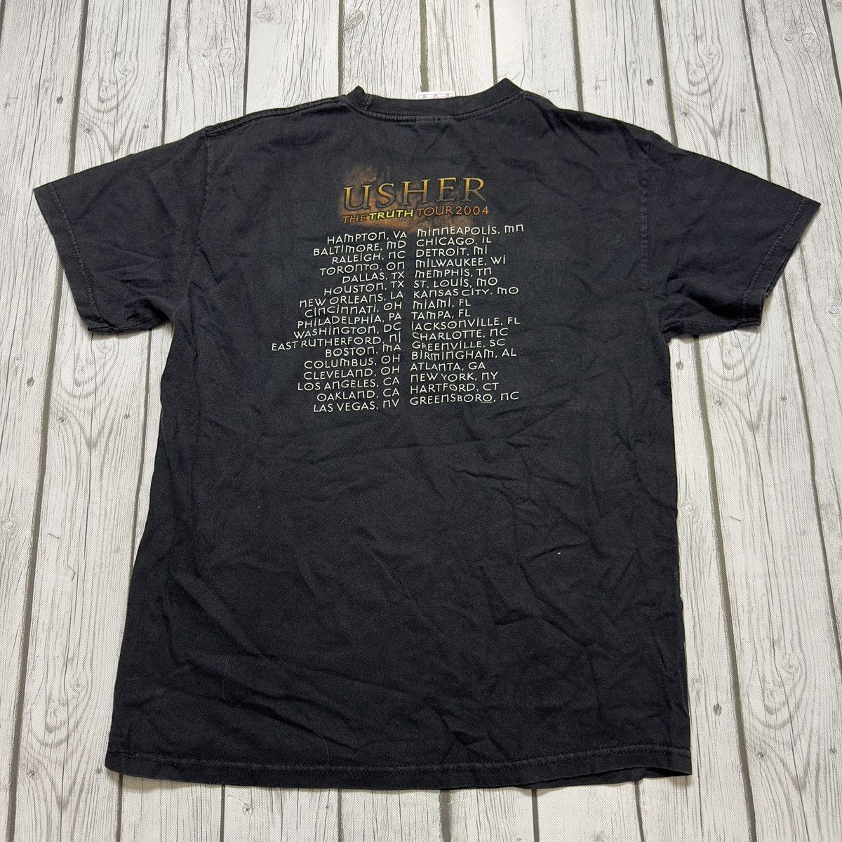 Rap Tees × Vintage Vintage Usher tee Size US M / EU 48-50 / 2 - 2 Thumbnail