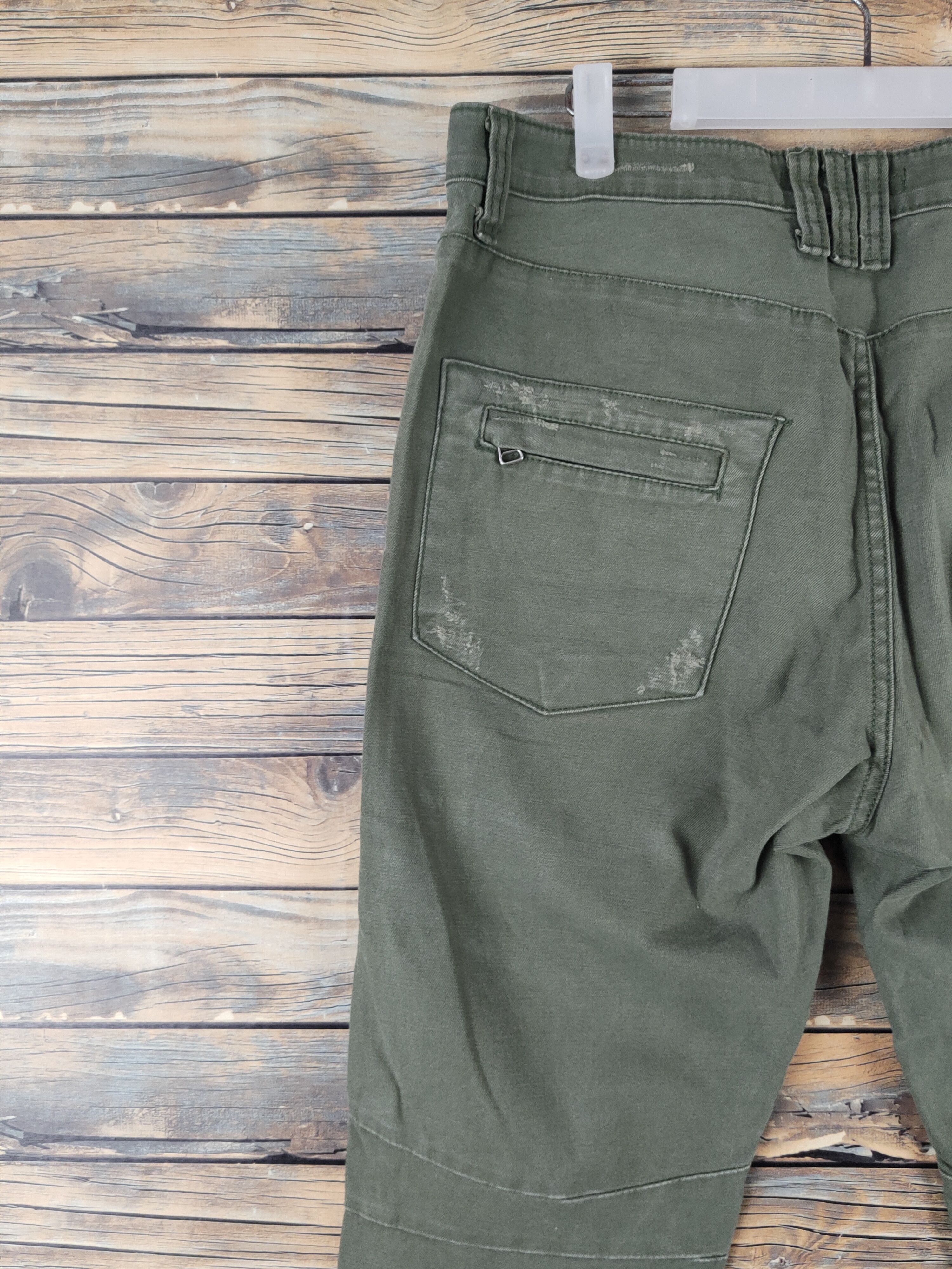 Japanese Brand DL Example bush Green Multipocket Tactical Cargo Pants #1342 Size US 33 - 8 Thumbnail