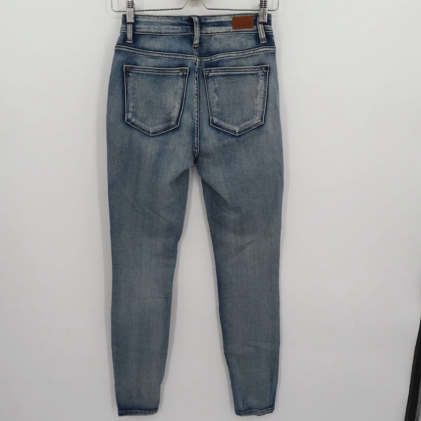 Denime Judy Blue Women Jeans Skinny Style JB82190LT 26 3 26 Whiskered Blue Denim Pants Size 26" / US 2 / IT 38 - 5 Thumbnail