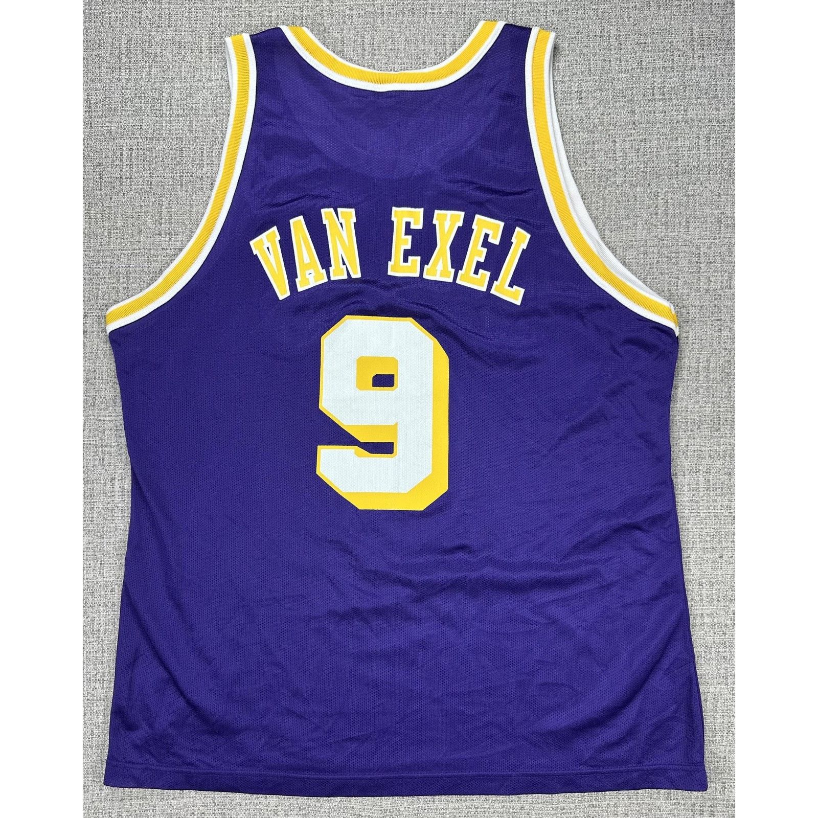 Champion Los Angeles Lakers Jersey 48 NBA Van Exel Champion 90s Clean Size US XL / EU 56 / 4 - 11 Thumbnail
