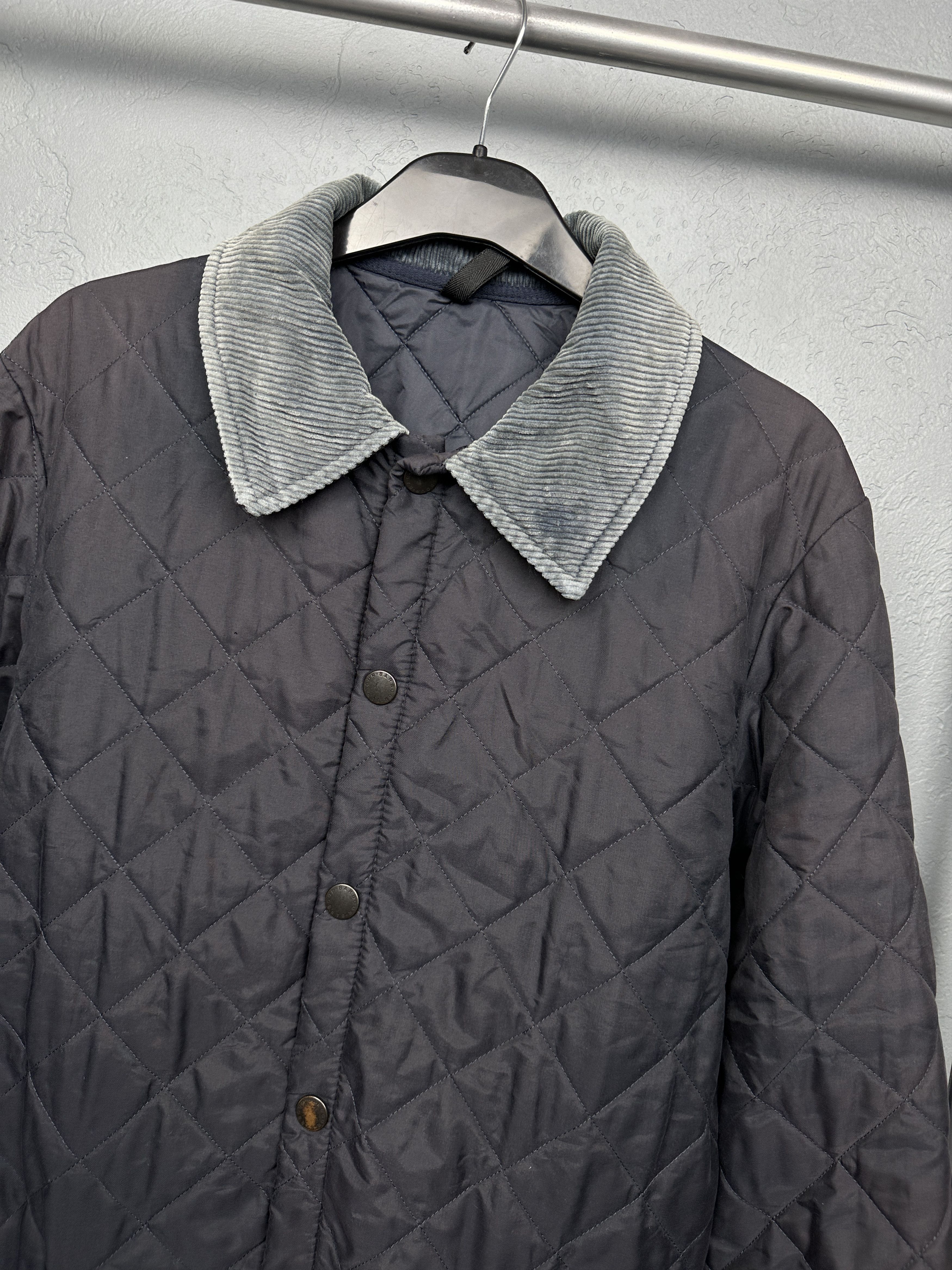 Barbour × Vintage Barbour Liddesdale Vintage Mens Quilted Jacket SUN FADED Size US L / EU 52-54 / 3 - 2 Thumbnail