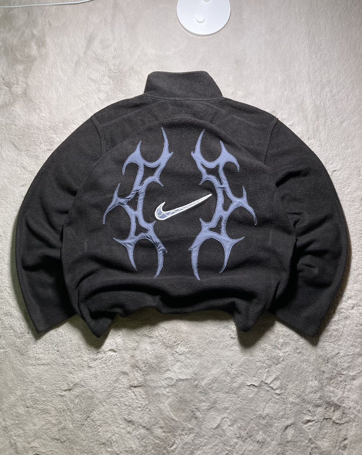 Nike × Vintage ⛩️Nike 1/3zip custom fleece vintage y2k big logo neotrible ⛩️ Size US L / EU 52-54 / 3 - 1 Thumbnail