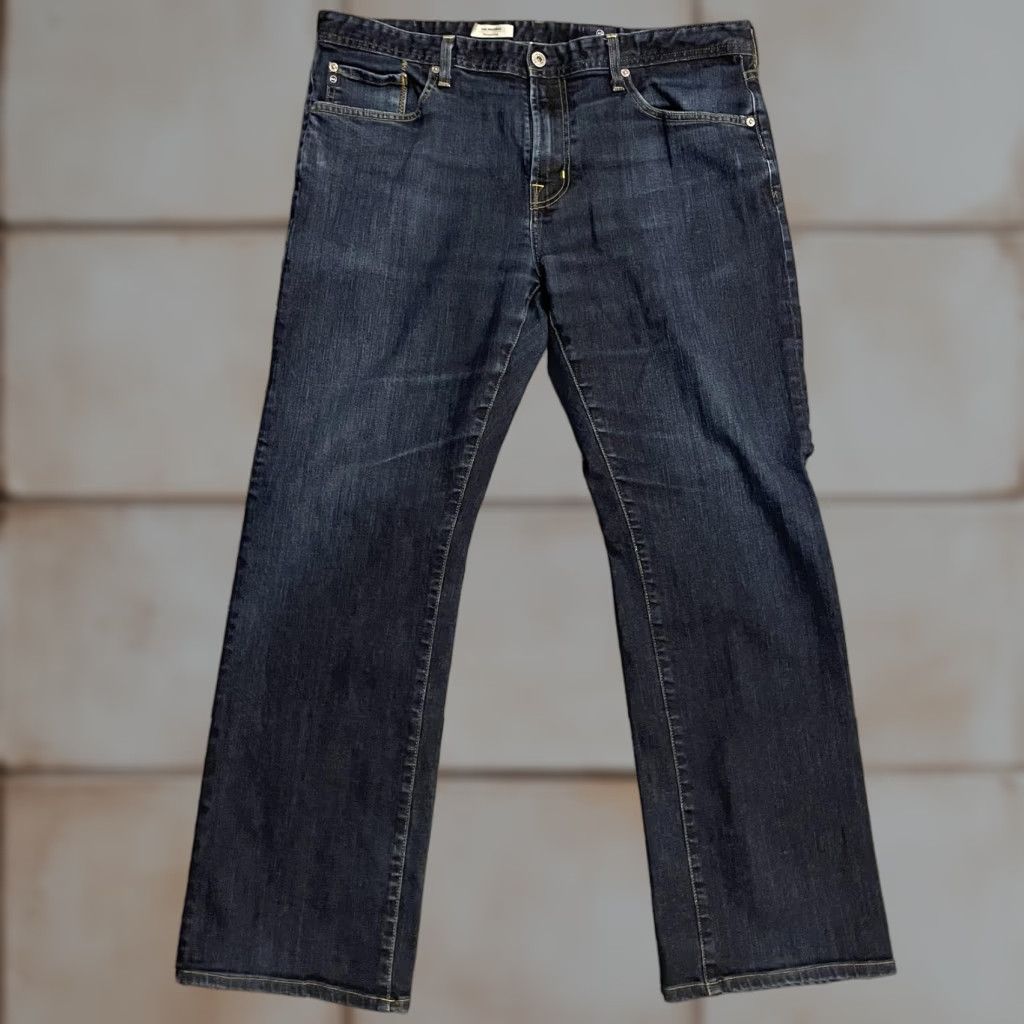 Denime AG Adriano Goldschmied The Protege Jeans Mens 38x34 Straight Dark Wash Denim Shirt? Size US 38 / EU 54 - 1 Thumbnail