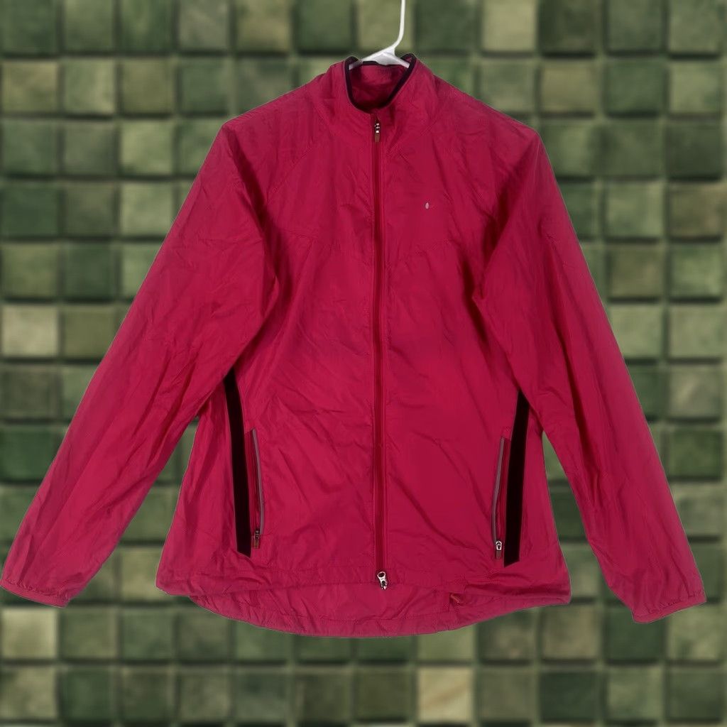 Nike Nike Windbreaker Jacket Womens M Pink Lightweight Full Zip Packable Size M / US 6-8 / IT 42-44 - 1 Thumbnail