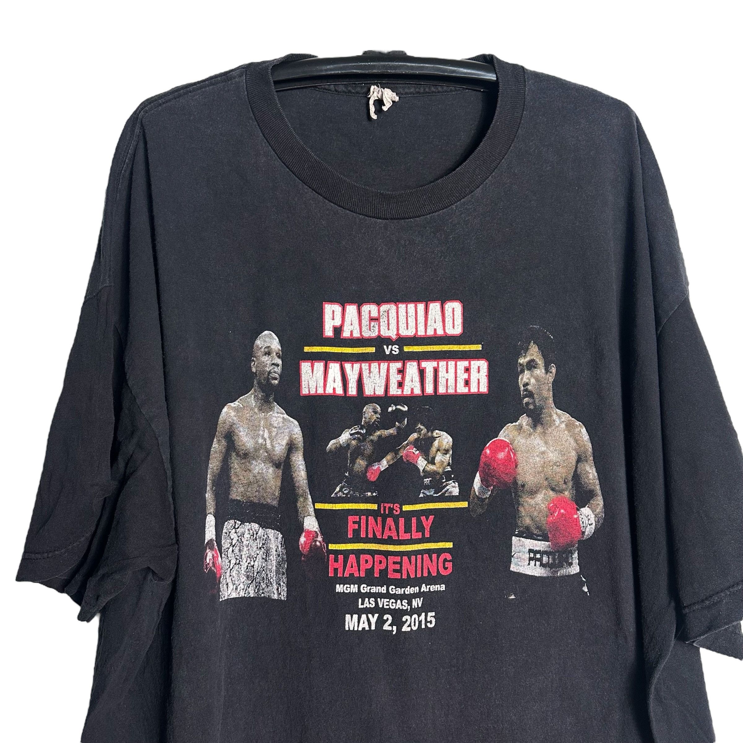 Alstyle 🔥RARE🔥Pacquiao vs Mayweather MGM Grand Promo T-shirt Size US L / EU 52-54 / 3 - 2 Thumbnail