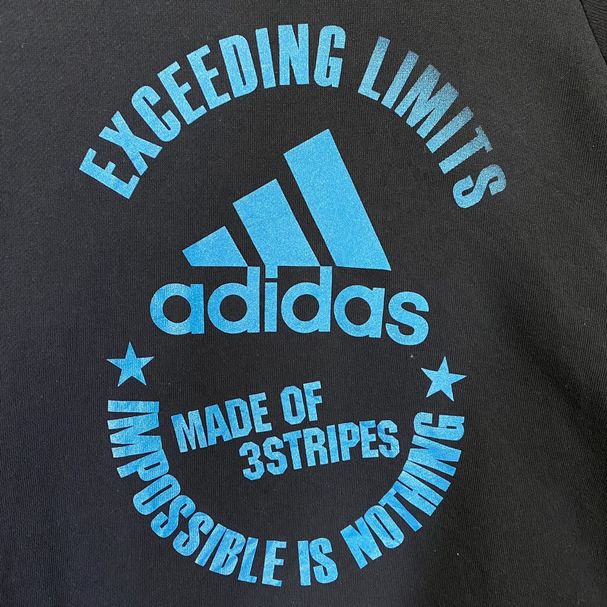 Adidas × Japanese Brand Adidas Big Logo Crewneck Sweatshirt Size US M / EU 48-50 / 2 - 6 Thumbnail