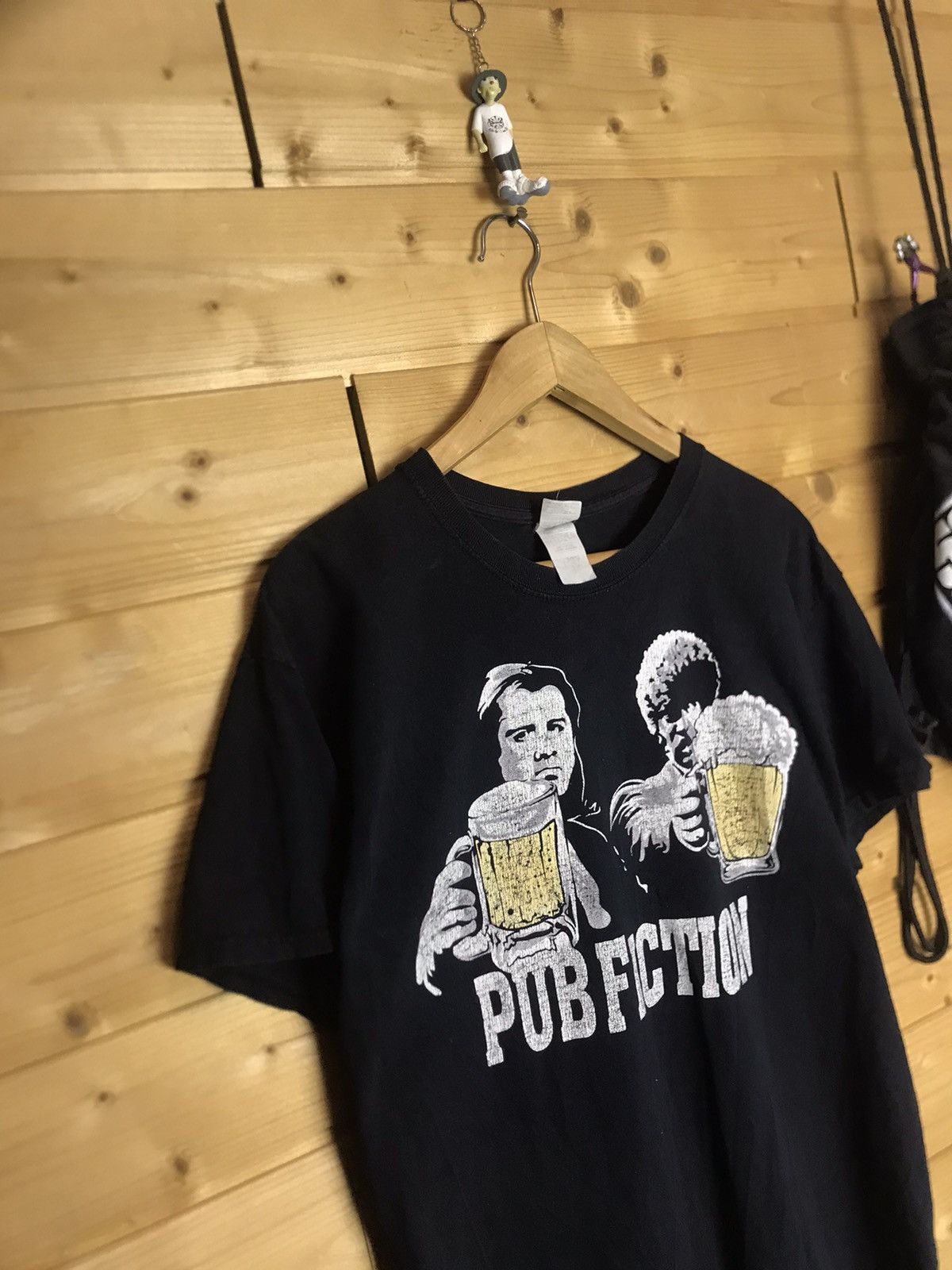 Vintage Pub Fiction parody pulp fiction humor t-shirt Size US L / EU 52-54 / 3 - 2 Thumbnail