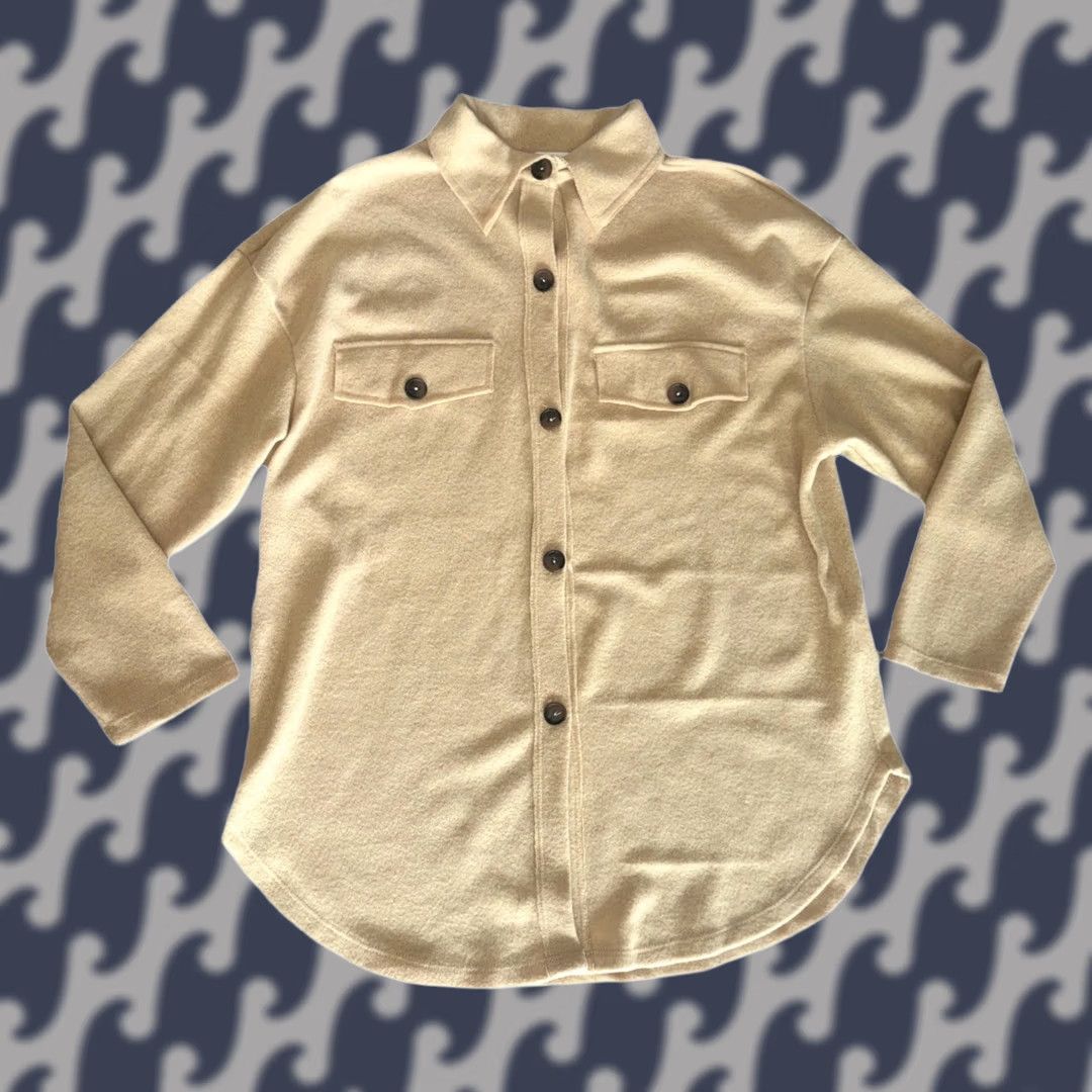 Vintage FIRST LOVE By LOVELYN Soft Flannel Button-Up Mustard Yellow Plaid Oversized Women’s Small Shirt Casual Size S / US 4 / IT 40 - 1 Thumbnail