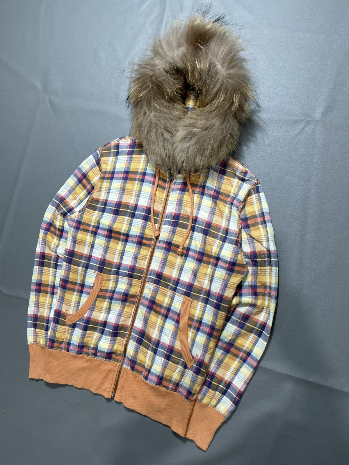 Hysteric Glamour Japan unqlo plaid zip Fur Hoodie ifsix lgb punos style Size US S / EU 44-46 / 1 - 2 Thumbnail