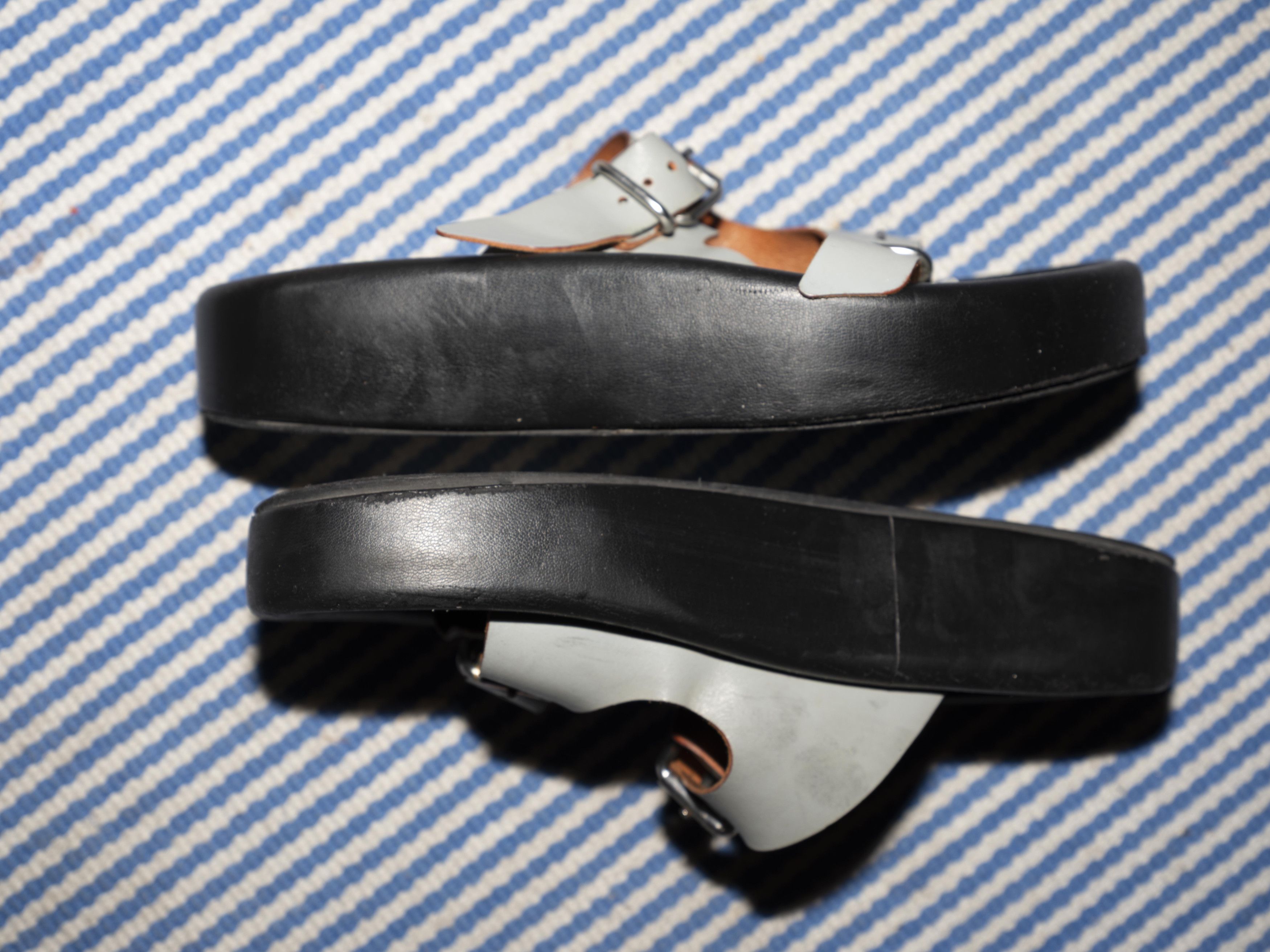MM6 Vinted MM6 Sandals Grey-Black EU 42 Size US 9 / EU 42 - 4 Thumbnail
