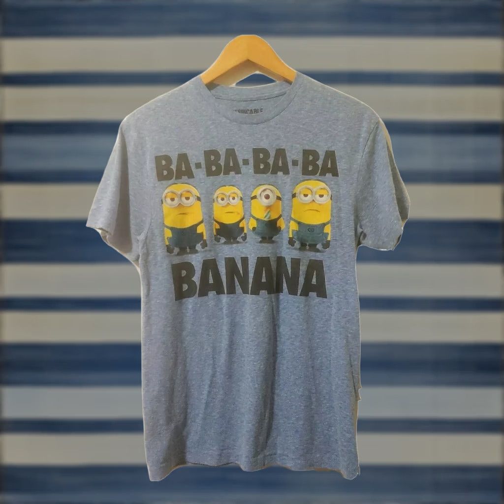 Despicable Me 2 T-Shirt Mens M Short Sleeve Graphic Tee Blue Crew Neck, Men's