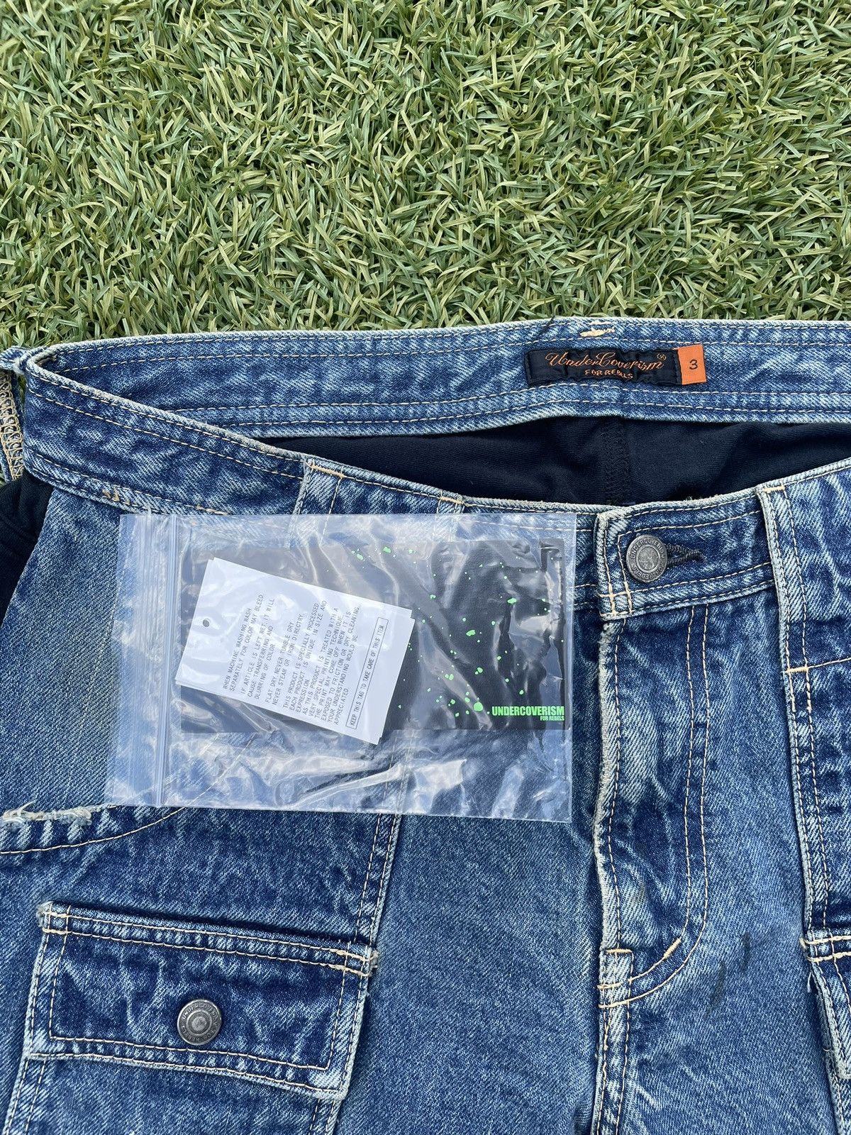 Undercover SS06 “T” - Undercover Klaus Hybrid Cargo Denim Size US 32 / EU 48 - 2 Thumbnail