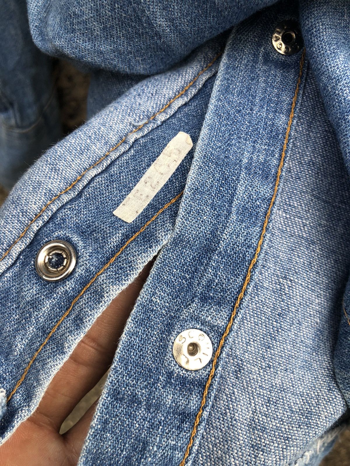 Levi's Rare‼️ Vintage 70s Levi's Western Shirt Orange Tab Size US M / EU 48-50 / 2 - 4 Thumbnail