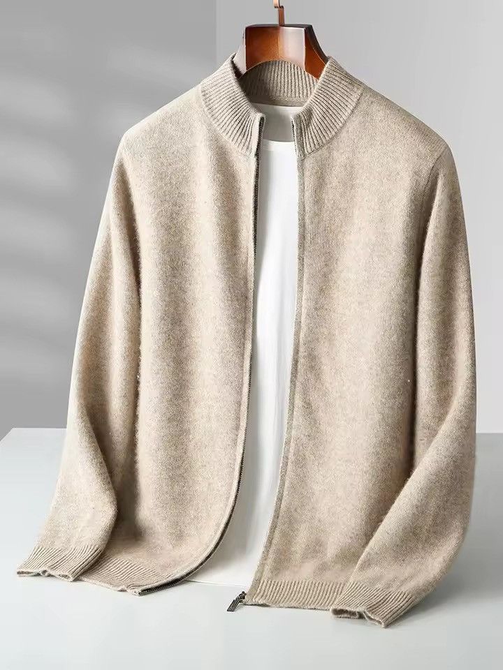 Other 100% Merino Wool Premium Casual Zipper Cardigan Sweater Size US L / EU 52-54 / 3 - 2 Thumbnail