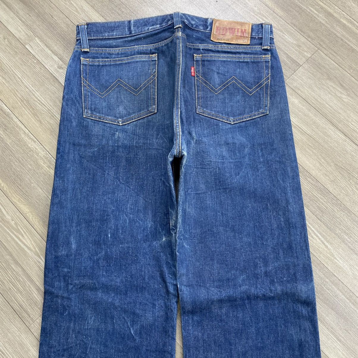 Edwin 1990s Vintage Edwin 359 B.F. ST Half Selvedge Denim Jeans Size US 34 / EU 50 - 15 Thumbnail
