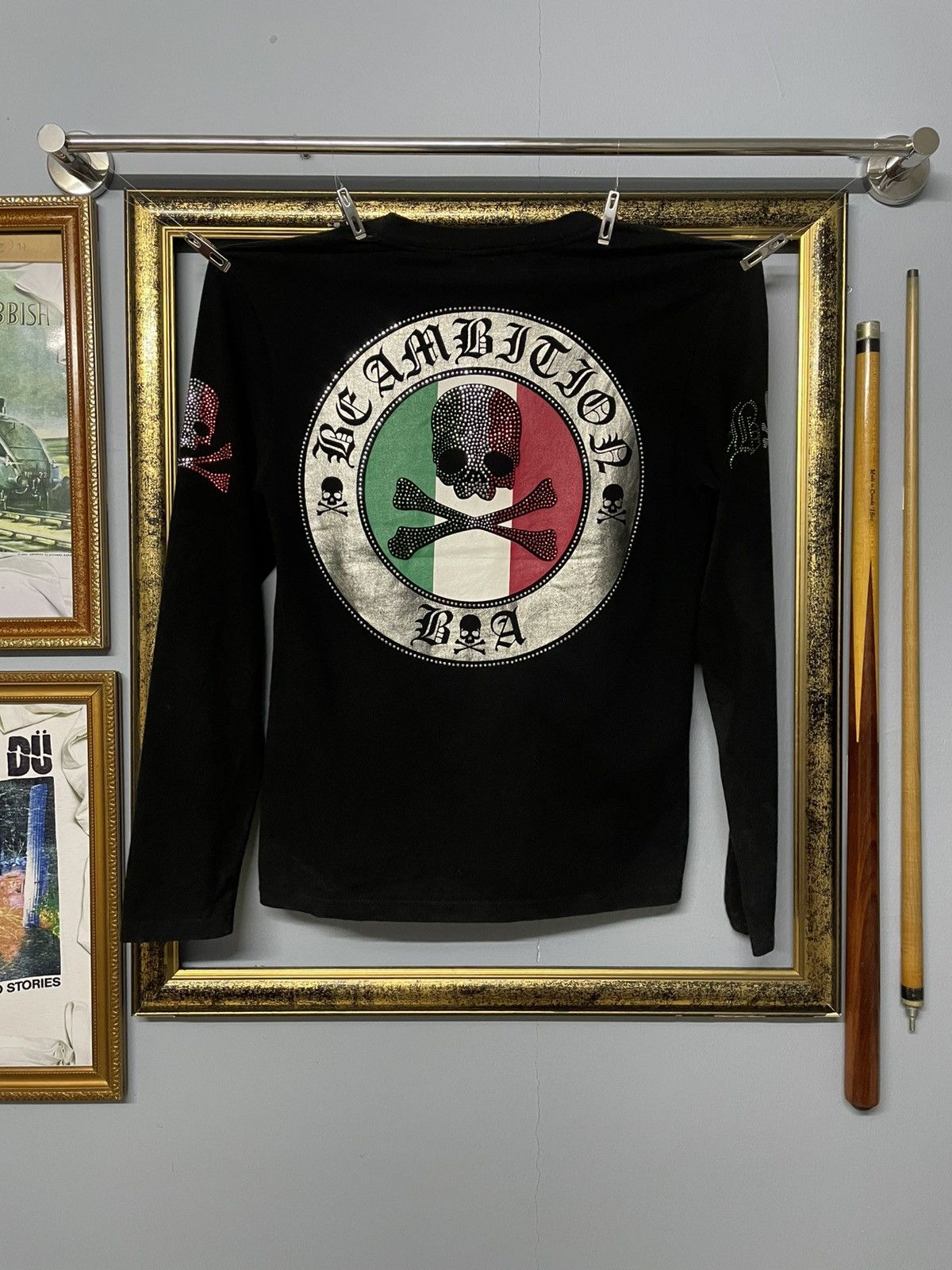 Japanese Brand Vintage Japan Designer Be Ambitions Skull Diamond Pop-Punk Size US XS / EU 42 / 0 - 1 Thumbnail