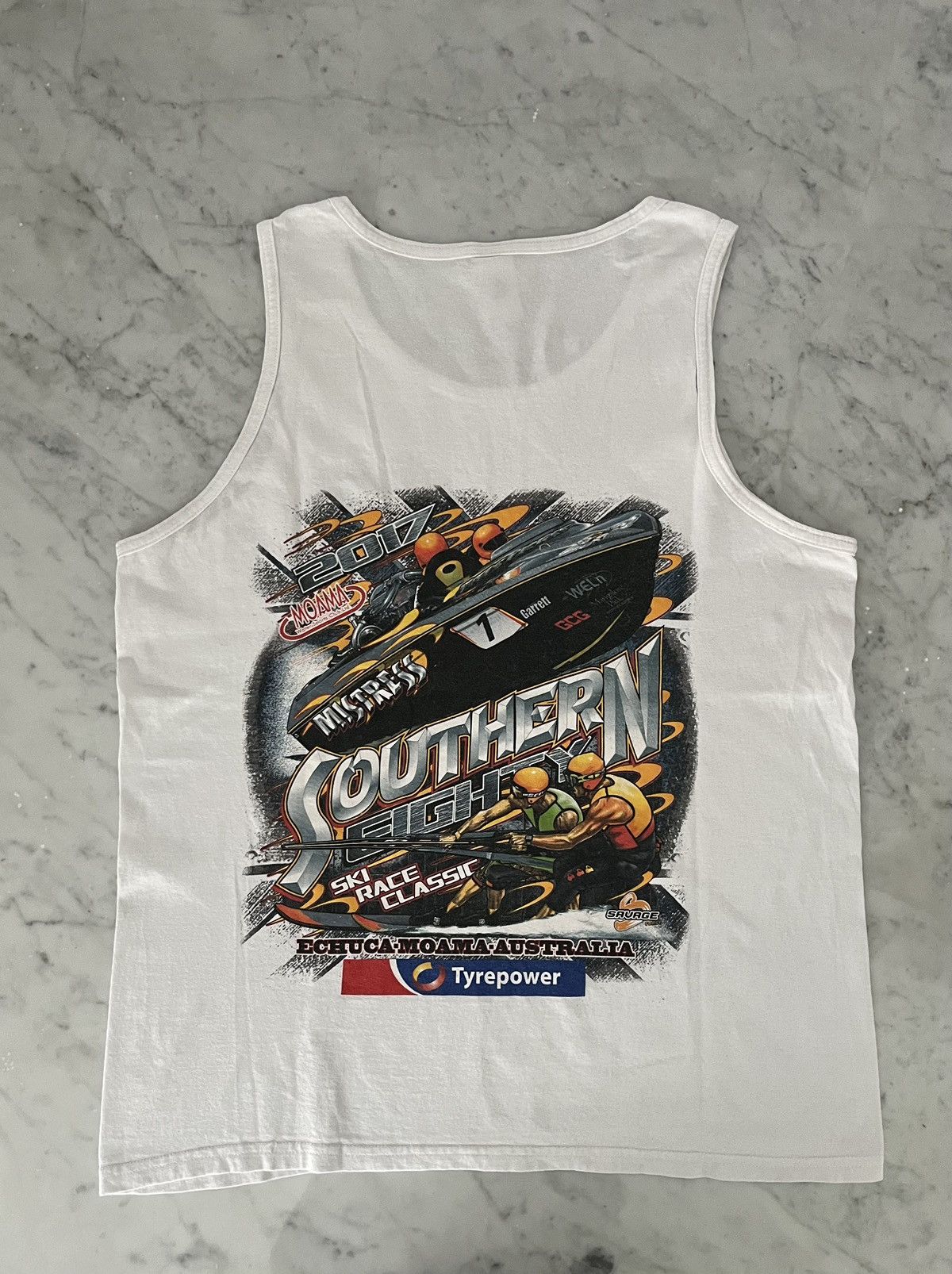 Gildan SOUTHERN EIGHTY SKI RACE CLASSIC ECHUCA-MOAMA AUSTRALIA TANK Size US L / EU 52-54 / 3 - 3 Thumbnail