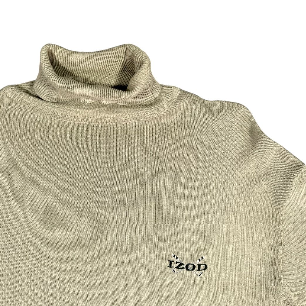 Izod Vintage Izod Sweater Adult MEDIUM Brown Golf Turtleneck Pullover 90s Size US M / EU 48-50 / 2 - 2 Thumbnail