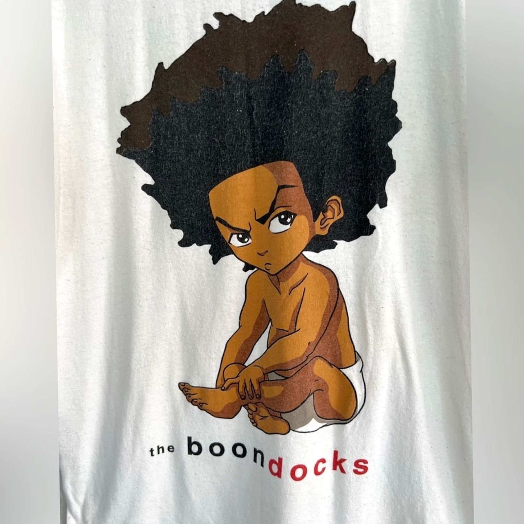 Swims VINTAGE The Boondocks Biggie Cartoon Network Adult Swim TV Show Y2K SZ MEDIUM Shirt Mens M White Alstyle Size US M / EU 48-50 / 2 - 2 Thumbnail