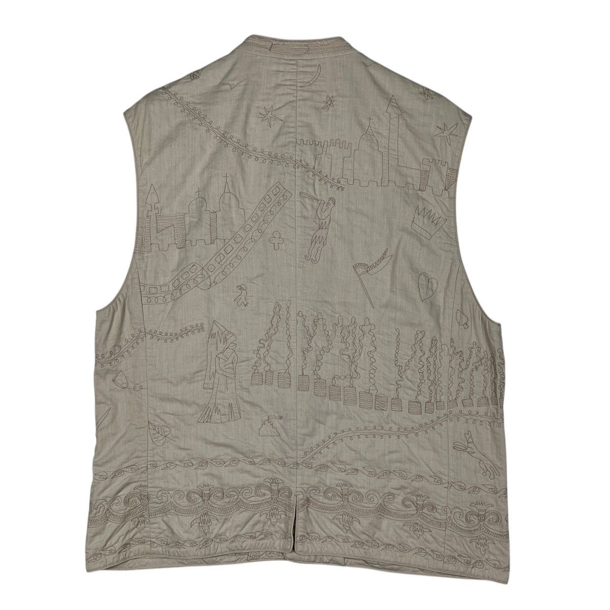 Issey Miyake 🔥 Haath Issey Miyake Primetive Embroidery Vest Size US M / EU 48-50 / 2 - 3 Thumbnail