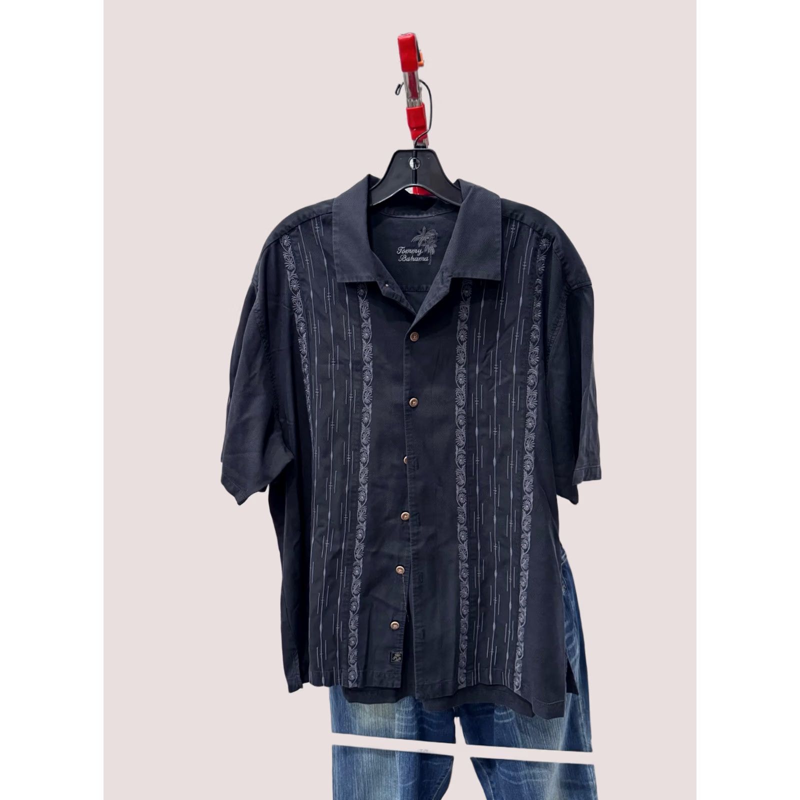 Tommy Bahama Tommy Bahama Shirt XL Front Floral Stitched SHORT SLEEVE BUTTON UP Shirt Men Multicolor - Size US XL / EU 56 / 4 - 1 Thumbnail