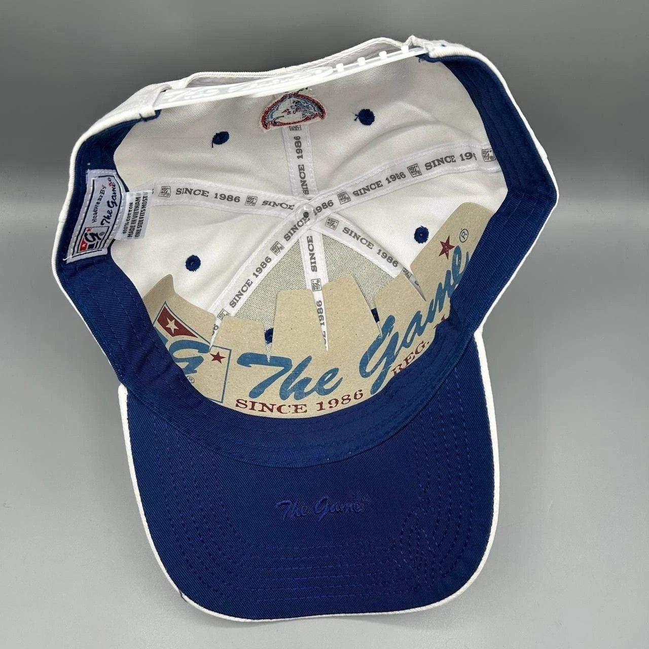 The Game Vintage DePaul Blue Demons Hat Men NCAA Snap Back Cap Cotton Size ONE SIZE - 2 Thumbnail